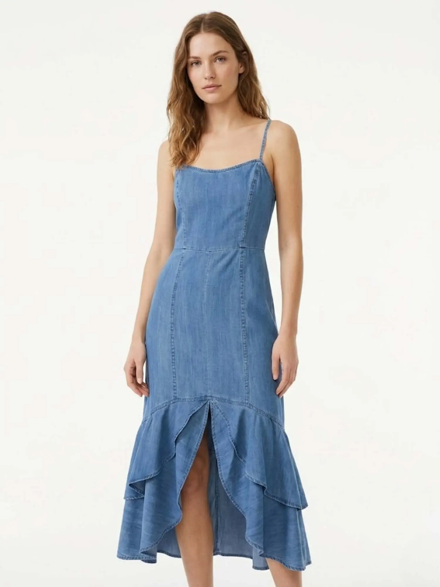 ABITO DONNA - GUESS APPAREL BLU - W6GK89 D0908 - Image 3