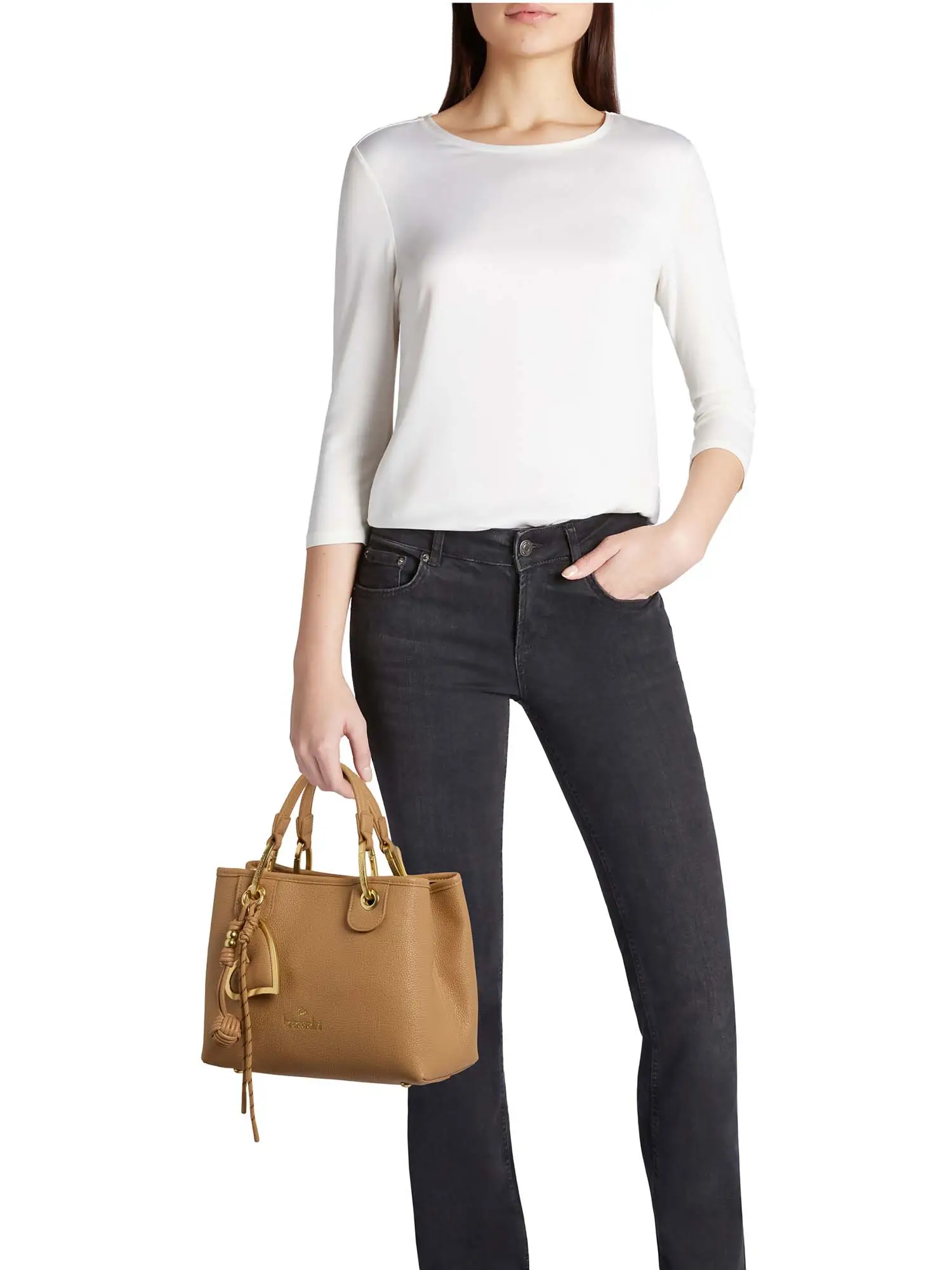 BORSA A MANO DONNA - BRACCIALINI BEIGE - B18841-YY - Image 5