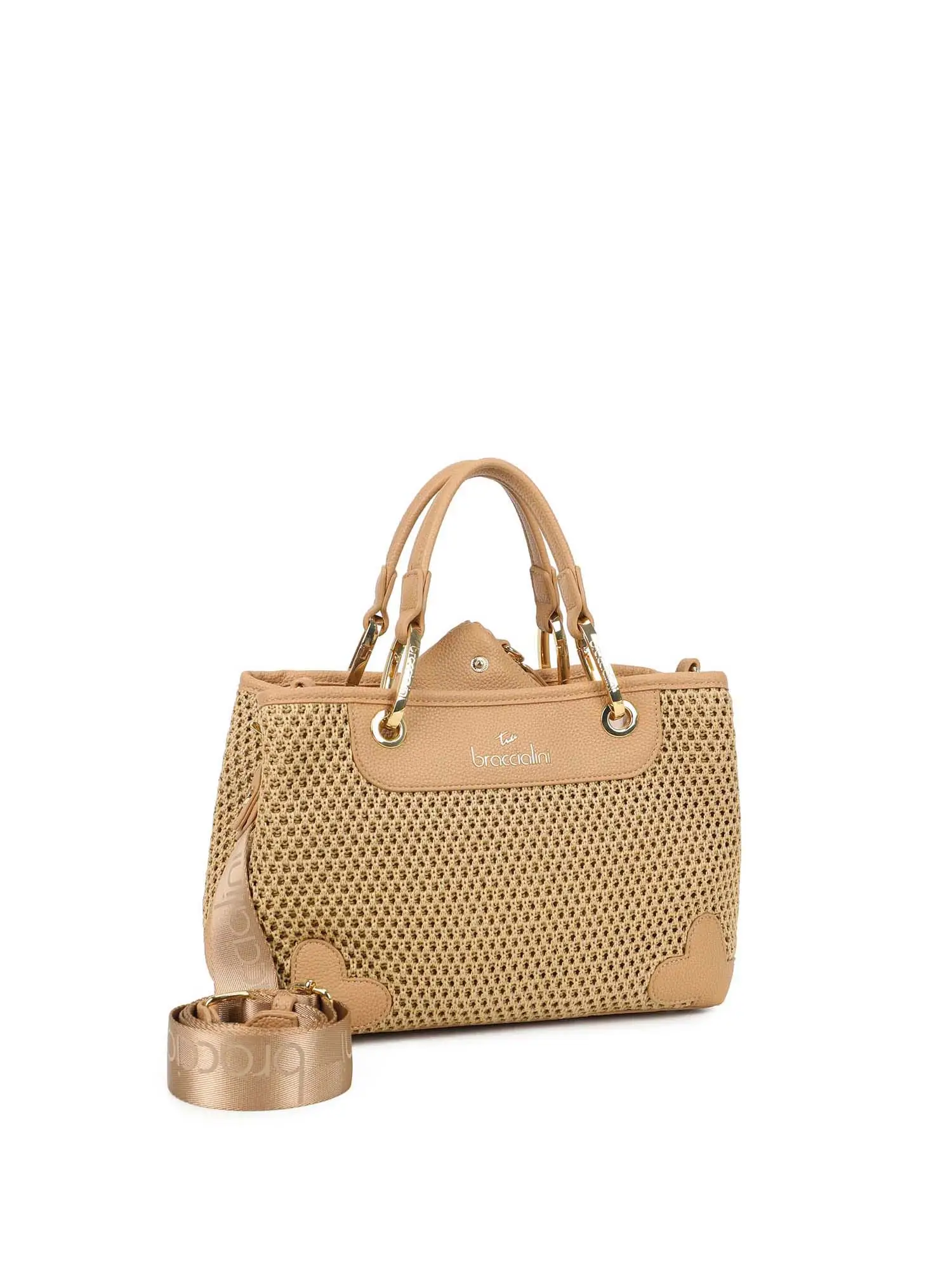 BORSA A MANO DONNA - BRACCIALINI BEIGE - B18871-TY - Image 2