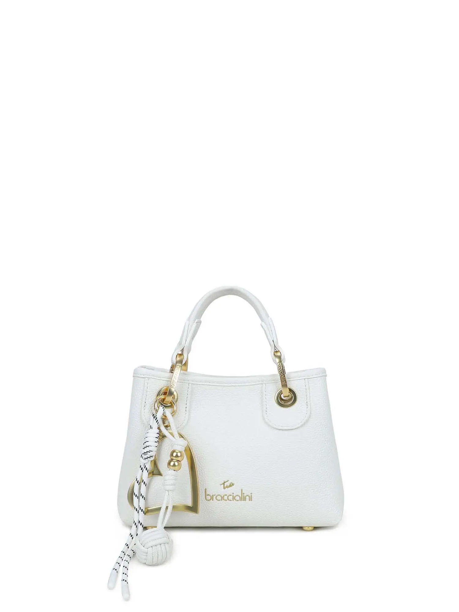 BORSA A MANO DONNA - BRACCIALINI BIANCO - B18843-YY