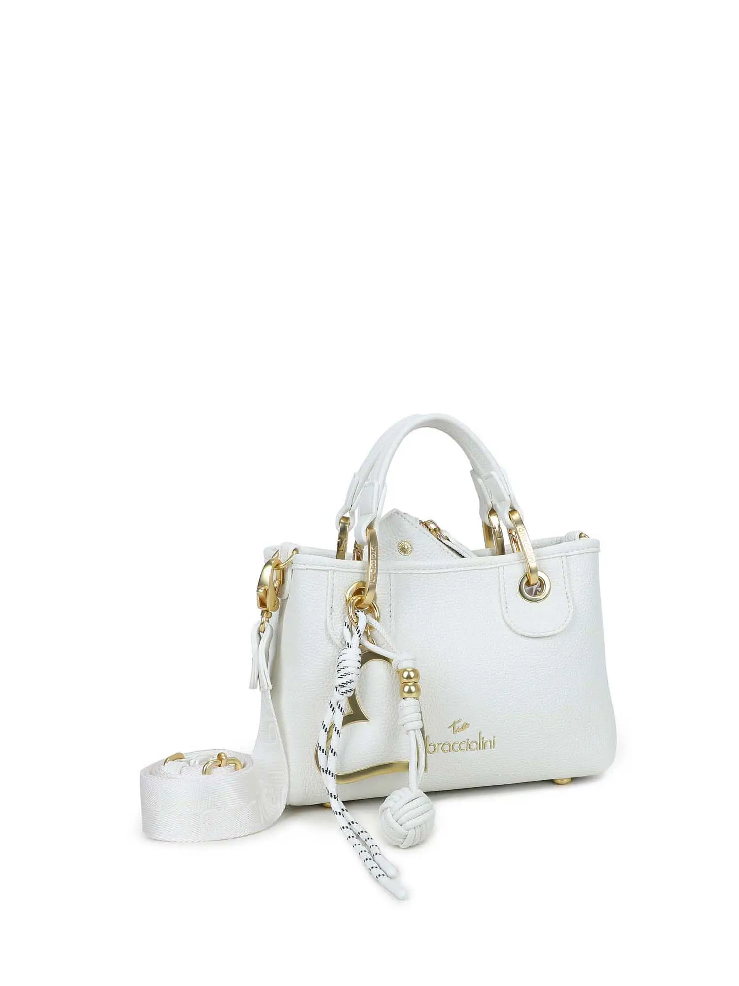 BORSA A MANO DONNA - BRACCIALINI BIANCO - B18843-YY - Image 2