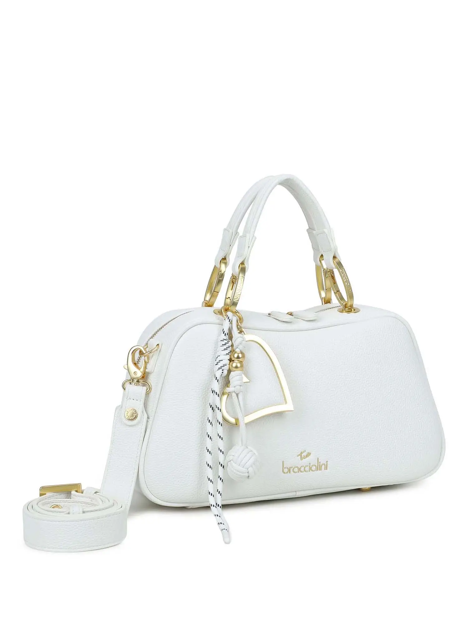 BORSA A MANO DONNA - BRACCIALINI BIANCO - B19111-YY - Image 2