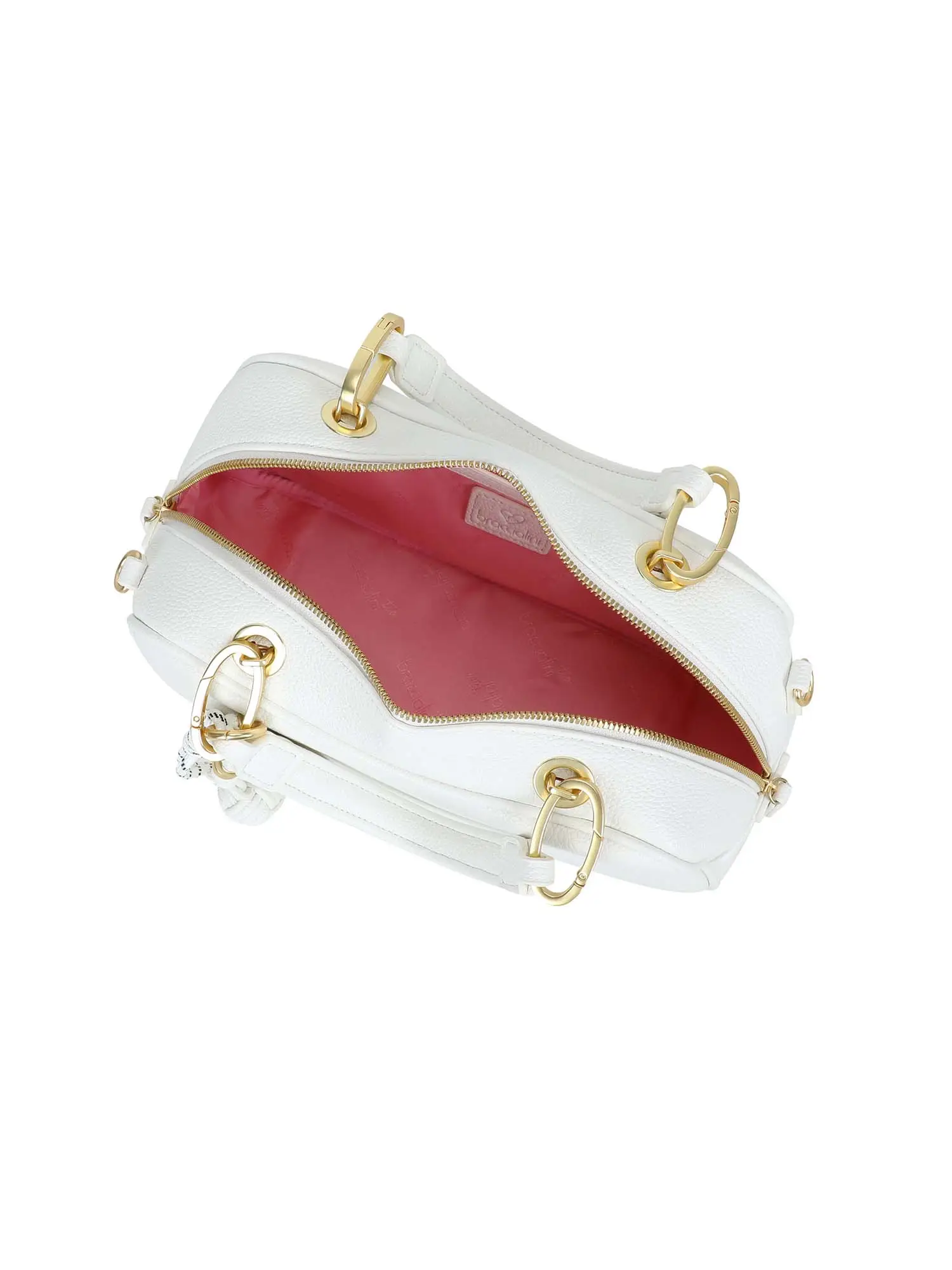 BORSA A MANO DONNA - BRACCIALINI BIANCO - B19111-YY - Image 4