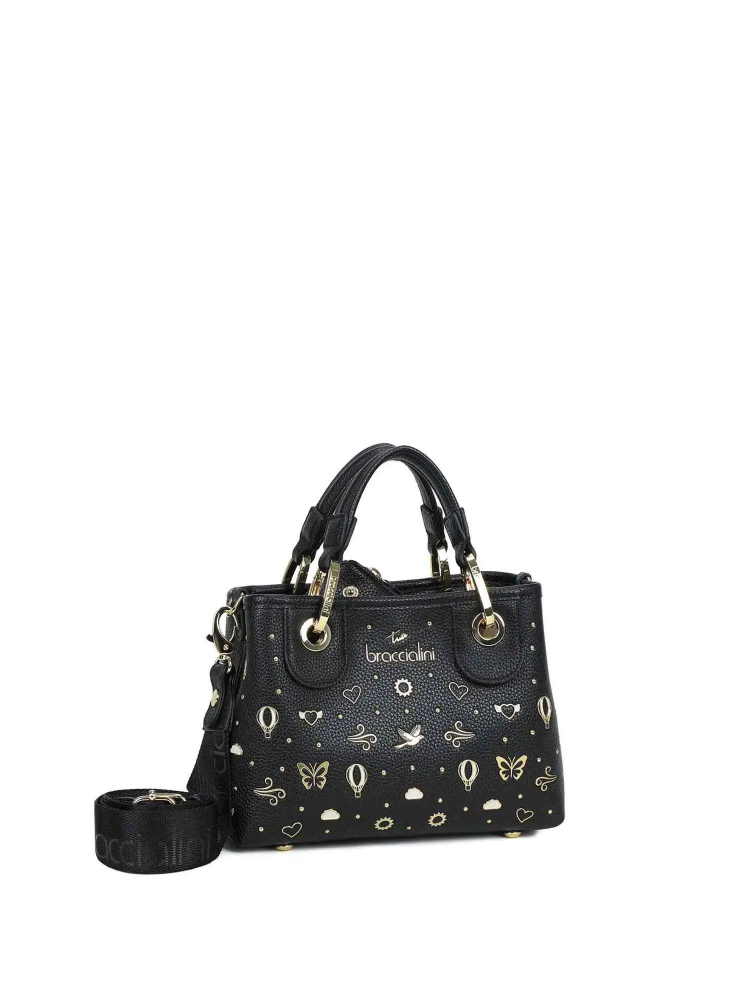BORSA A MANO DONNA - BRACCIALINI NERO - B18883-YY - Image 2