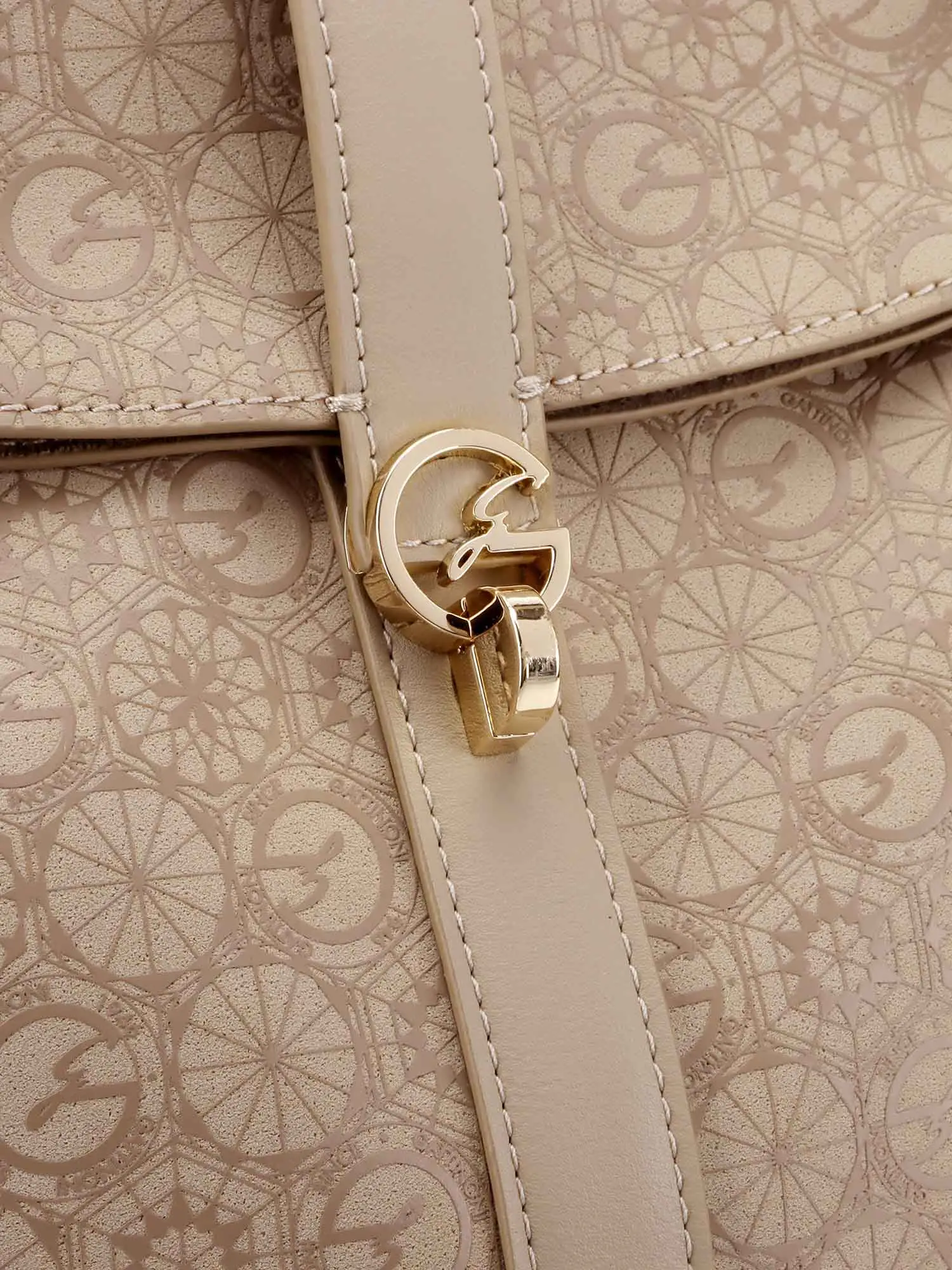 BORSA A MANO DONNA - GATTINONI ROMA BEIGE - BENTD8815WVP - Image 4
