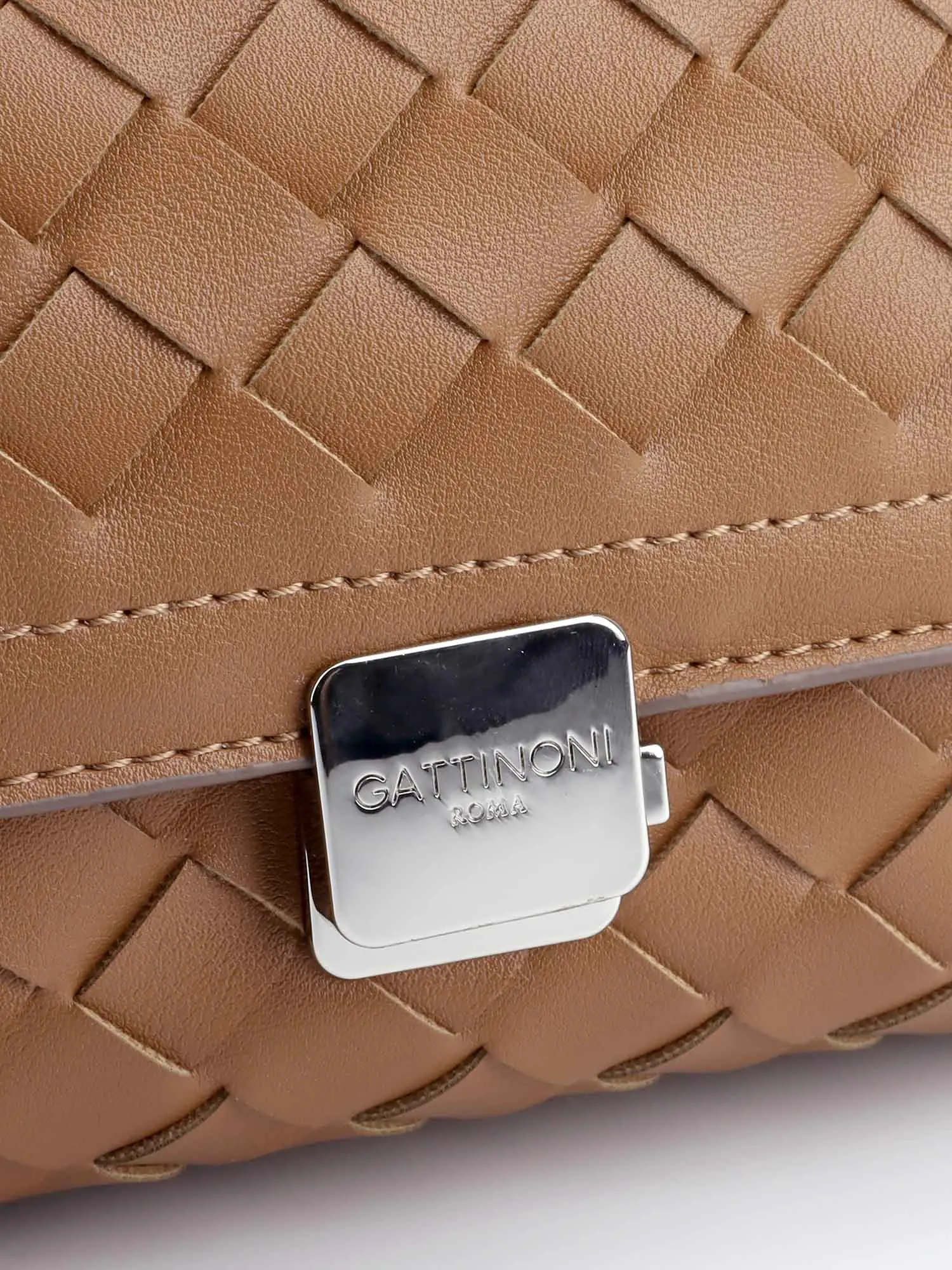 BORSA A MANO DONNA - GATTINONI ROMA TAN - BEN268801WVP - Image 4
