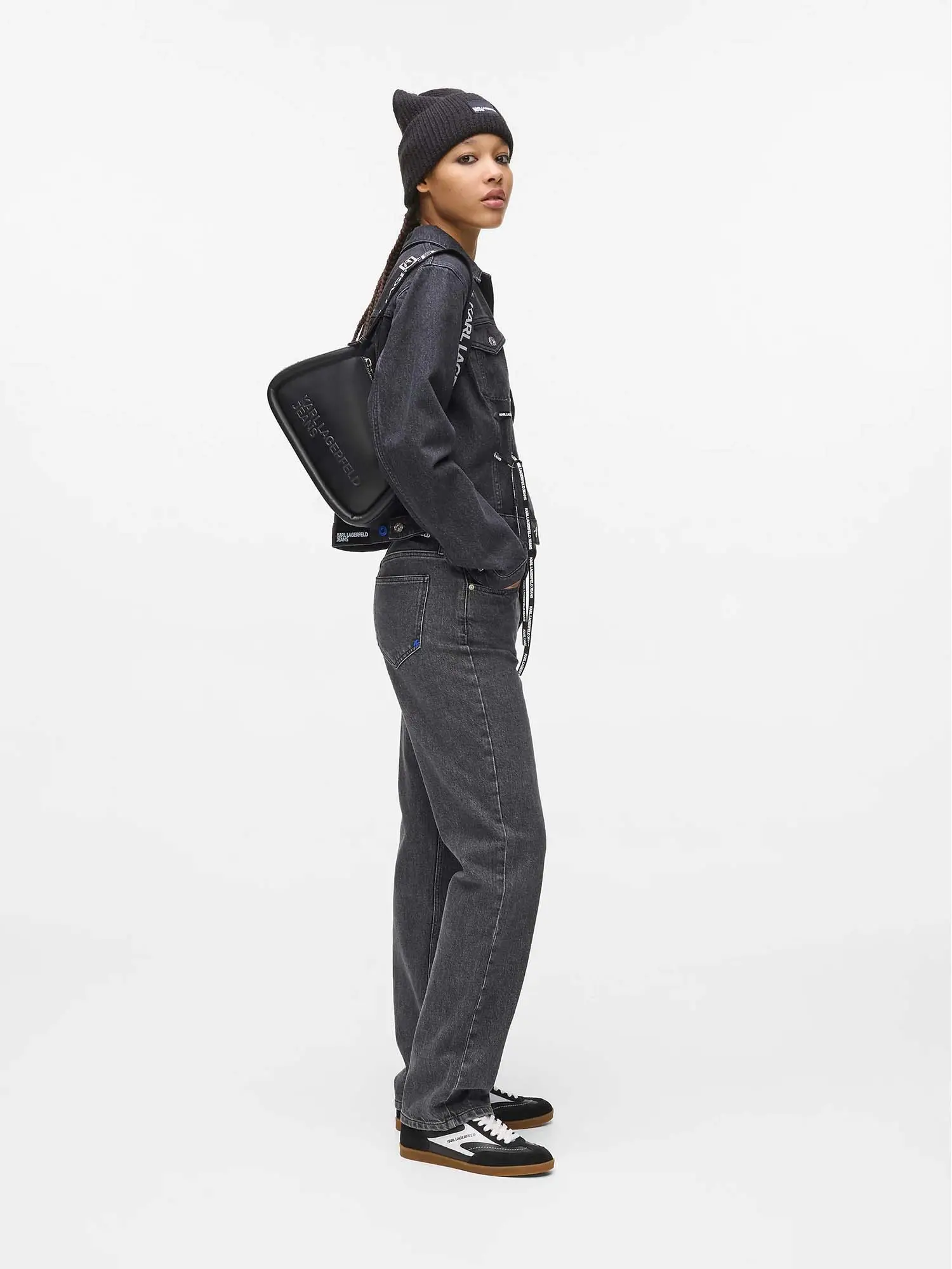 BORSA A MANO DONNA - KARL LAGERFELD NERO - A4W30154 - Image 5