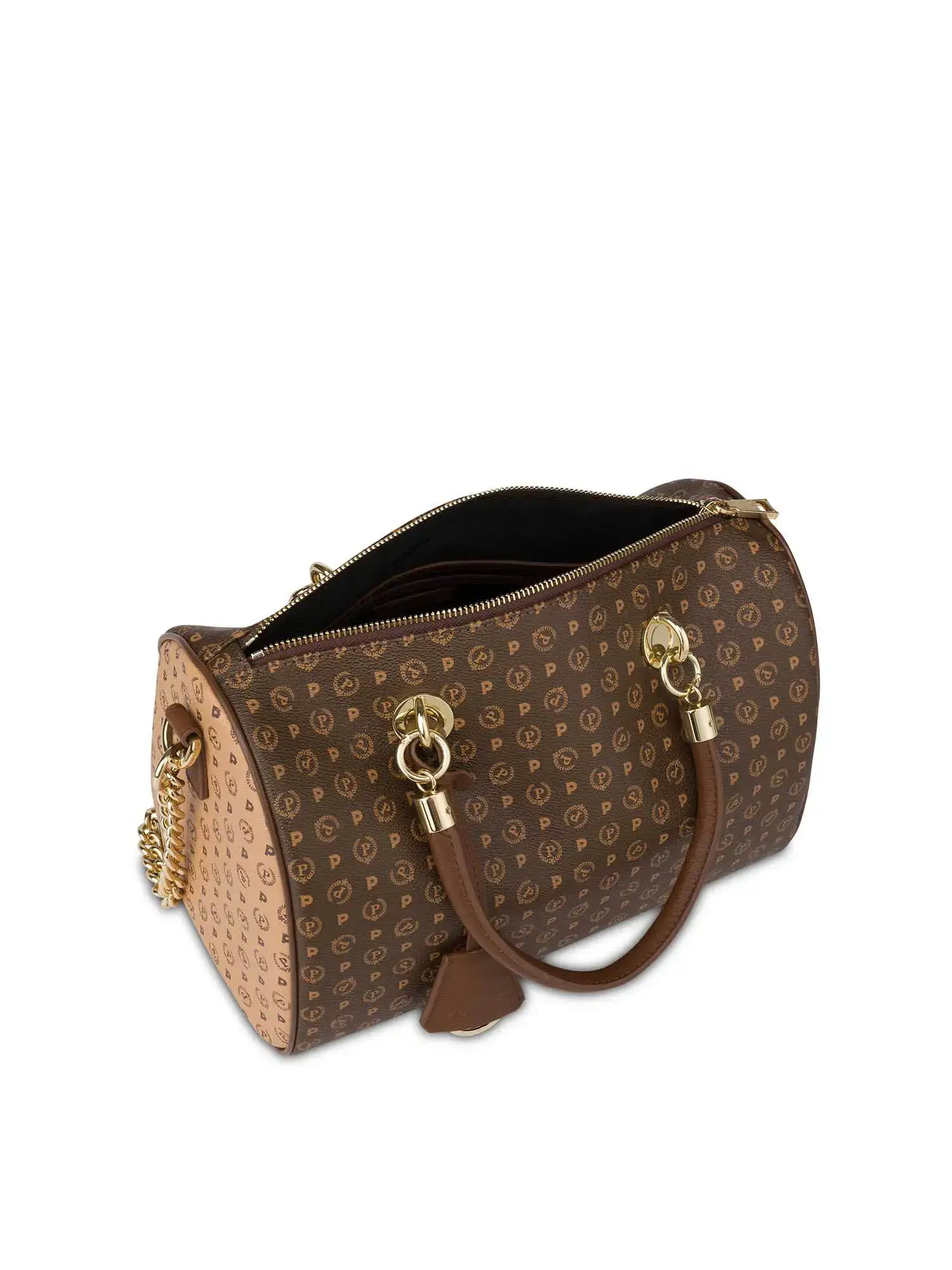 BORSA A MANO DONNA - POLLINI MARRONE-CREMA - TE8411PP02Q53 - Image 4