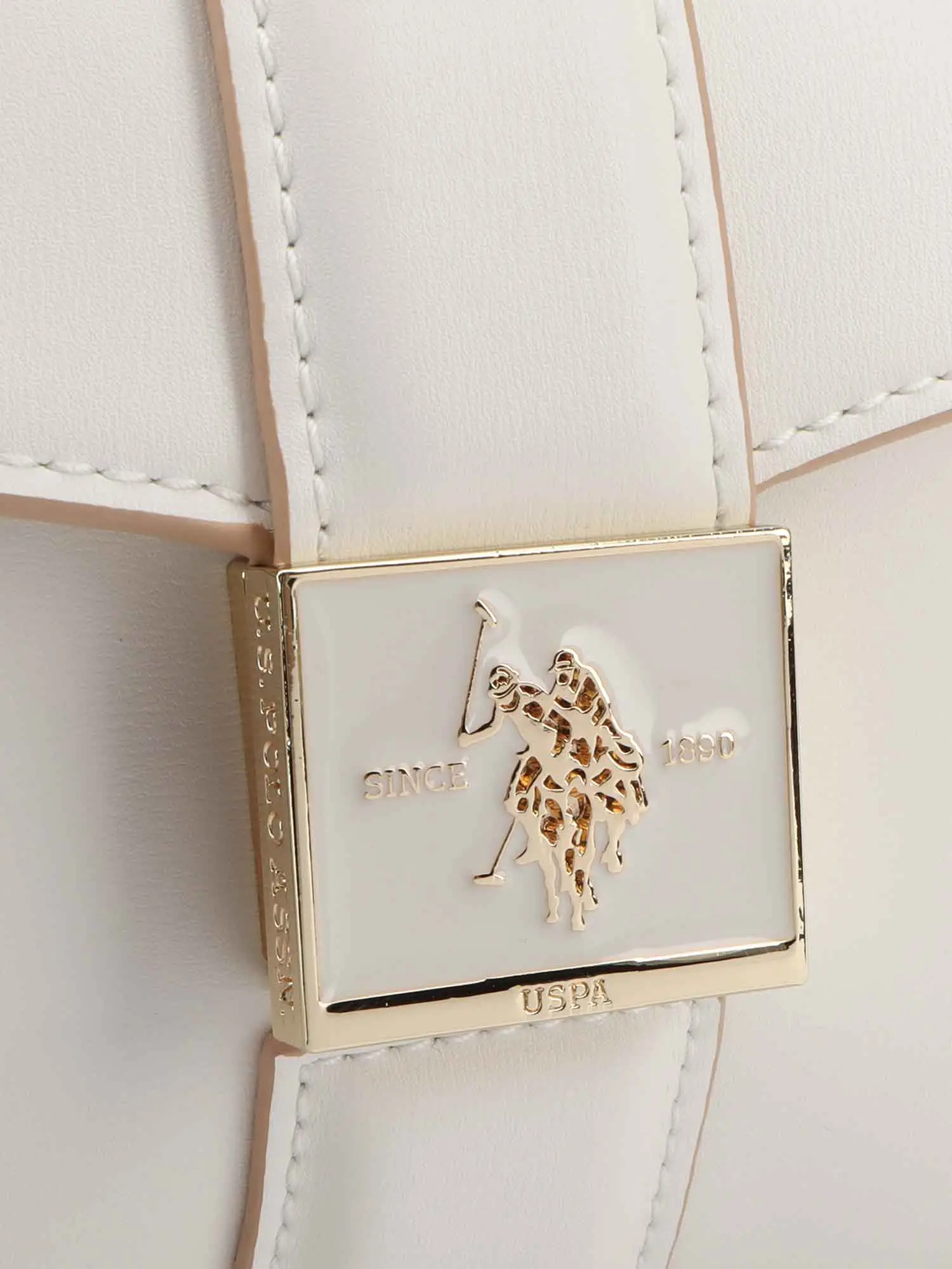 BORSA A MANO DONNA - US POLO ASSN. BIANCO - BEUMF9047WVP - Image 5