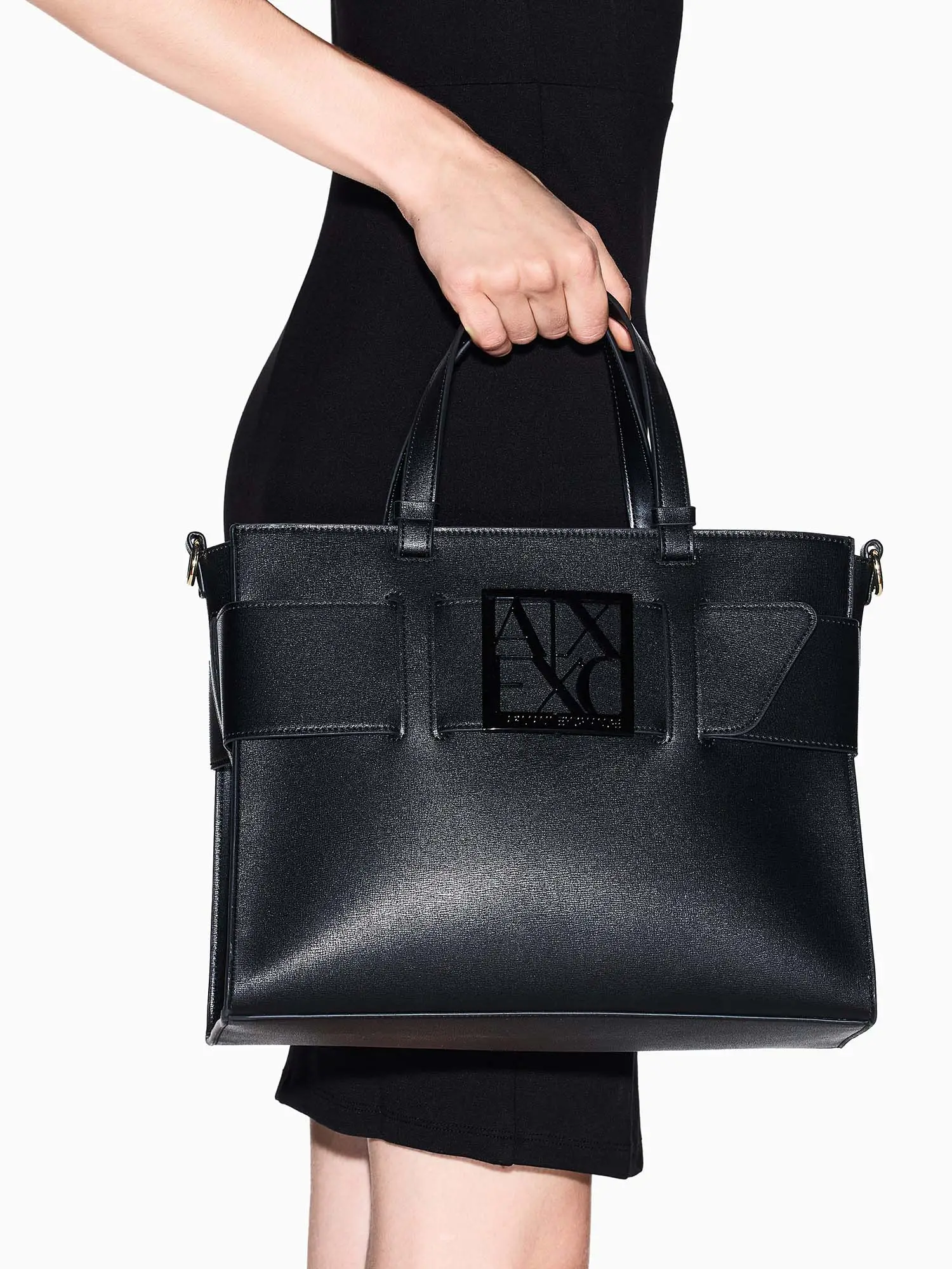 BORSA A SPALLA DONNA - ARMANI EXCHANGE NERO - 942689 0A874 - Image 6