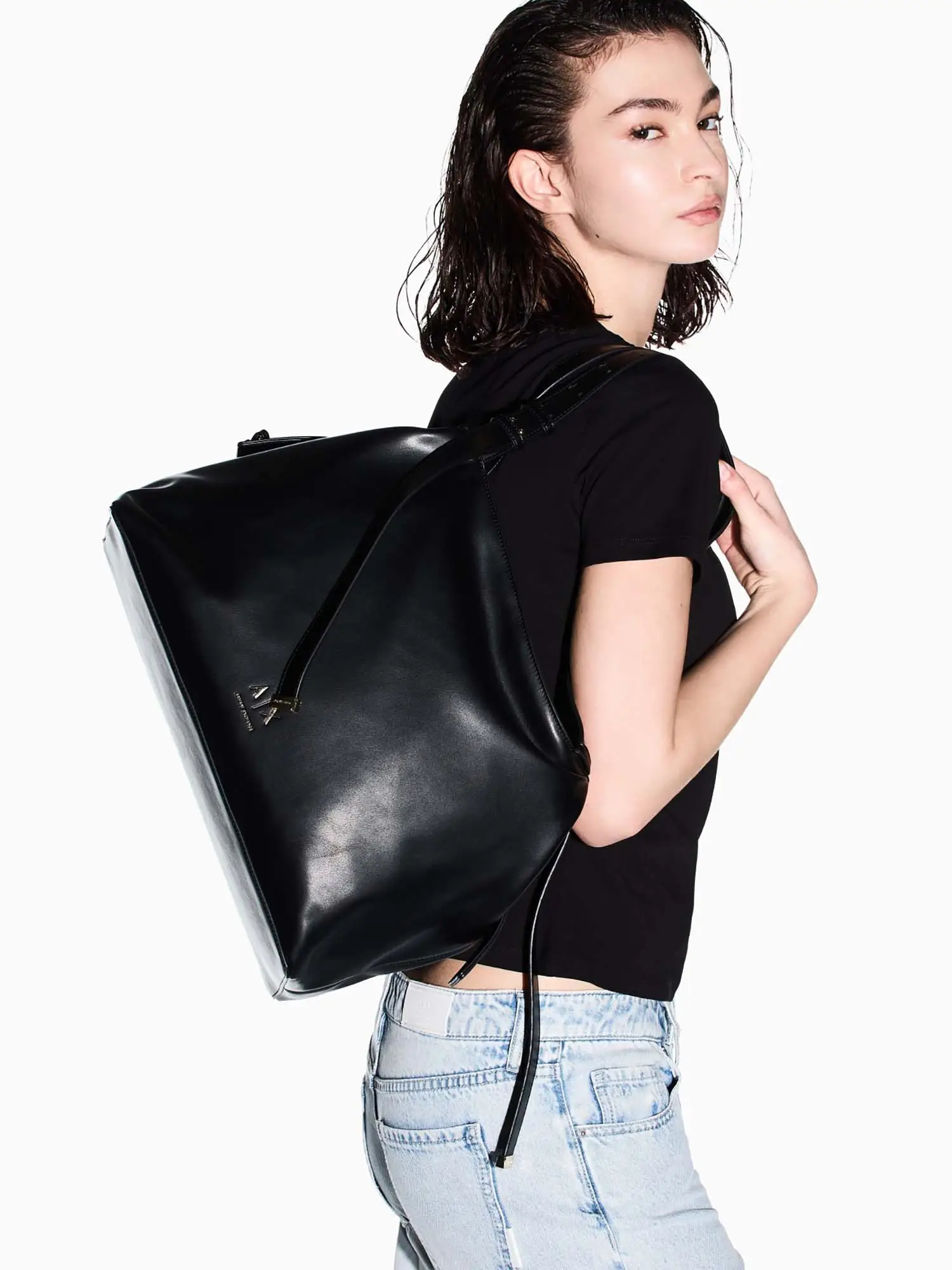 BORSA A SPALLA DONNA - ARMANI EXCHANGE NERO - XW002603 AF19902 - Image 6
