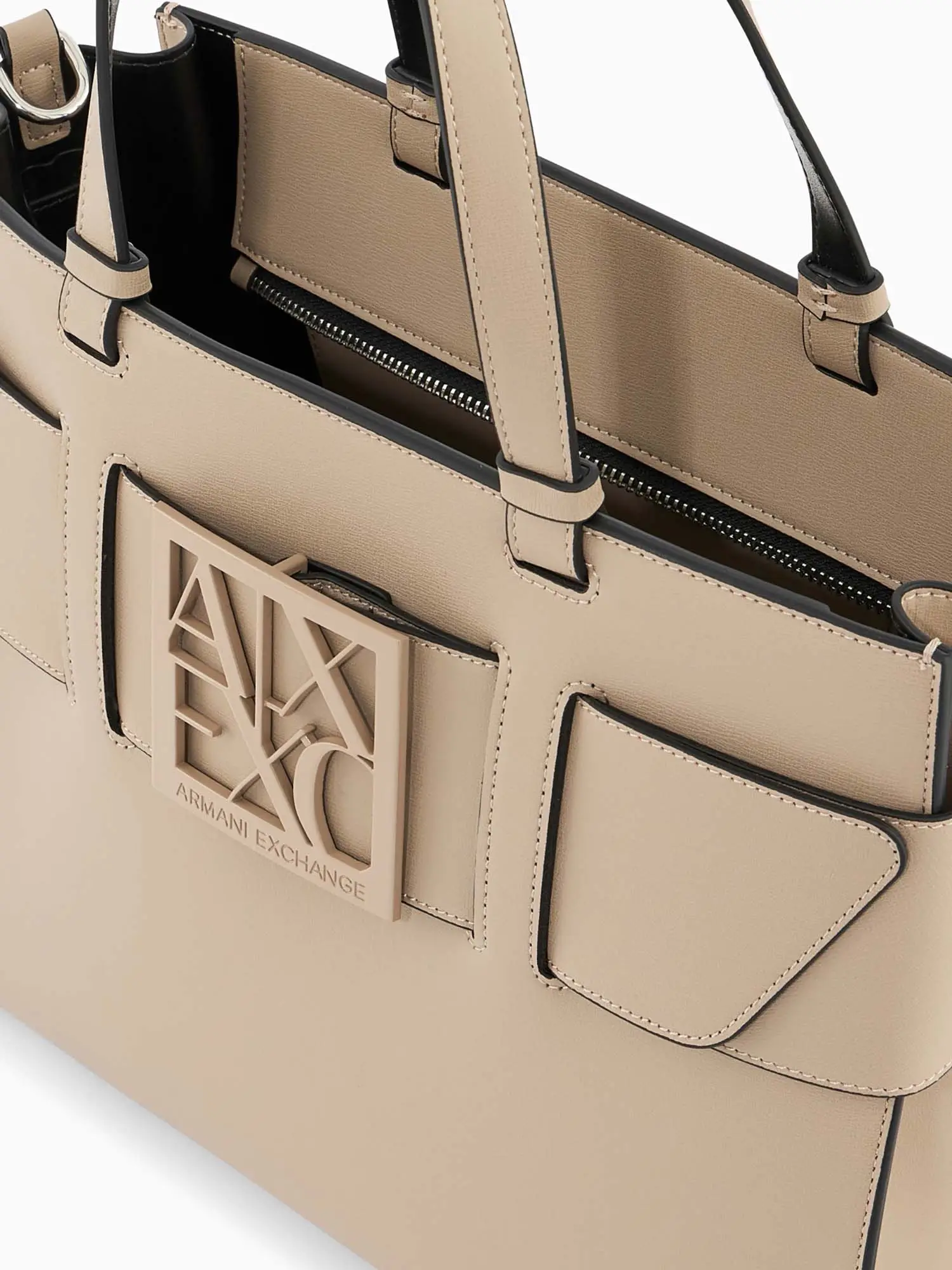 BORSA A SPALLA DONNA - ARMANI EXCHANGE SABBIA - 942689 0A874 - Image 4
