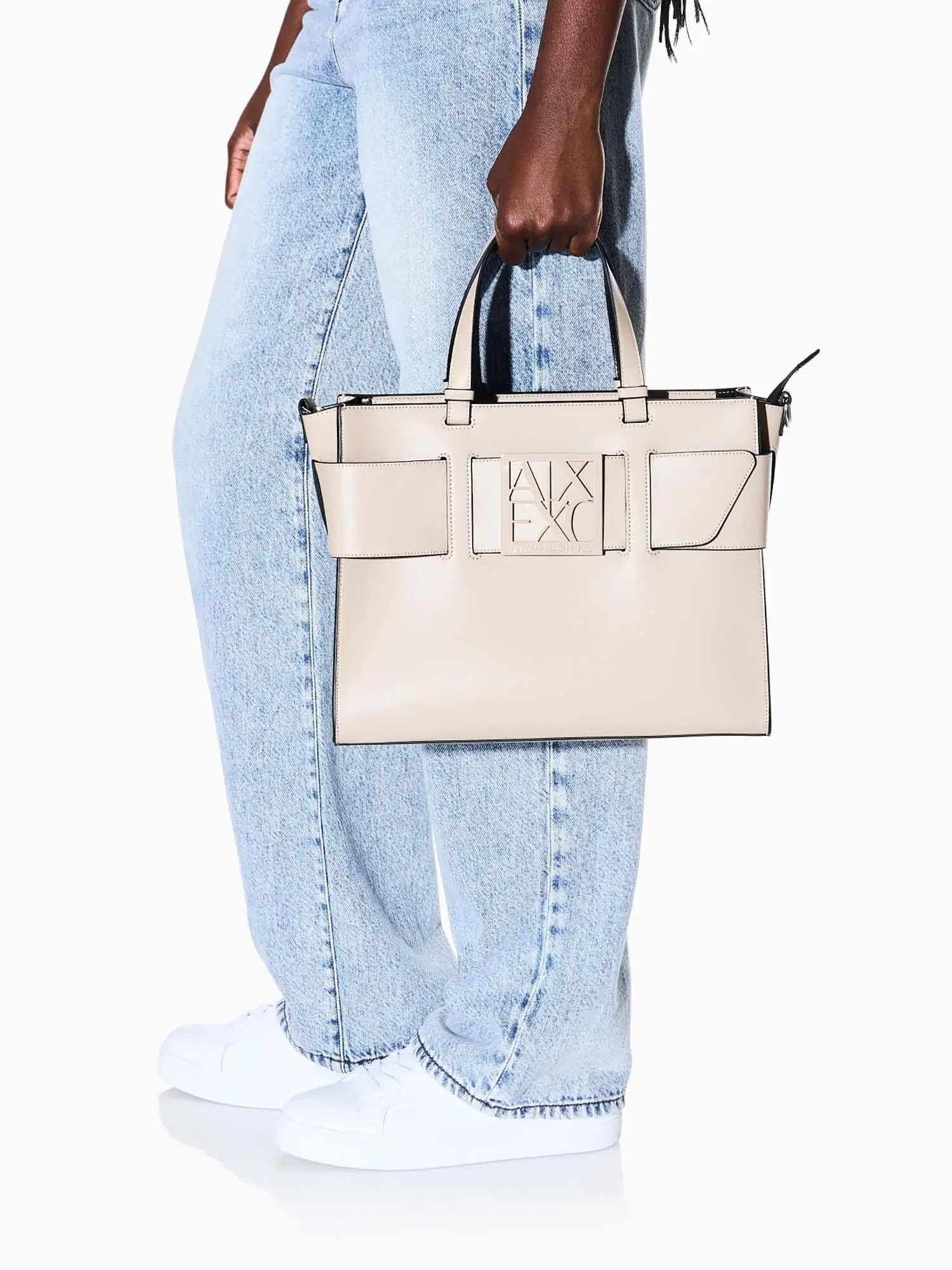BORSA A SPALLA DONNA - ARMANI EXCHANGE SABBIA - 942689 0A874 - Image 6