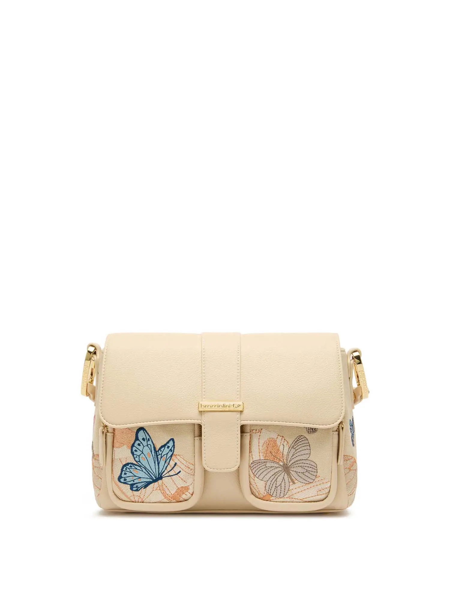 BORSA A SPALLA DONNA - BRACCIALINI BEIGE - B19120-TY