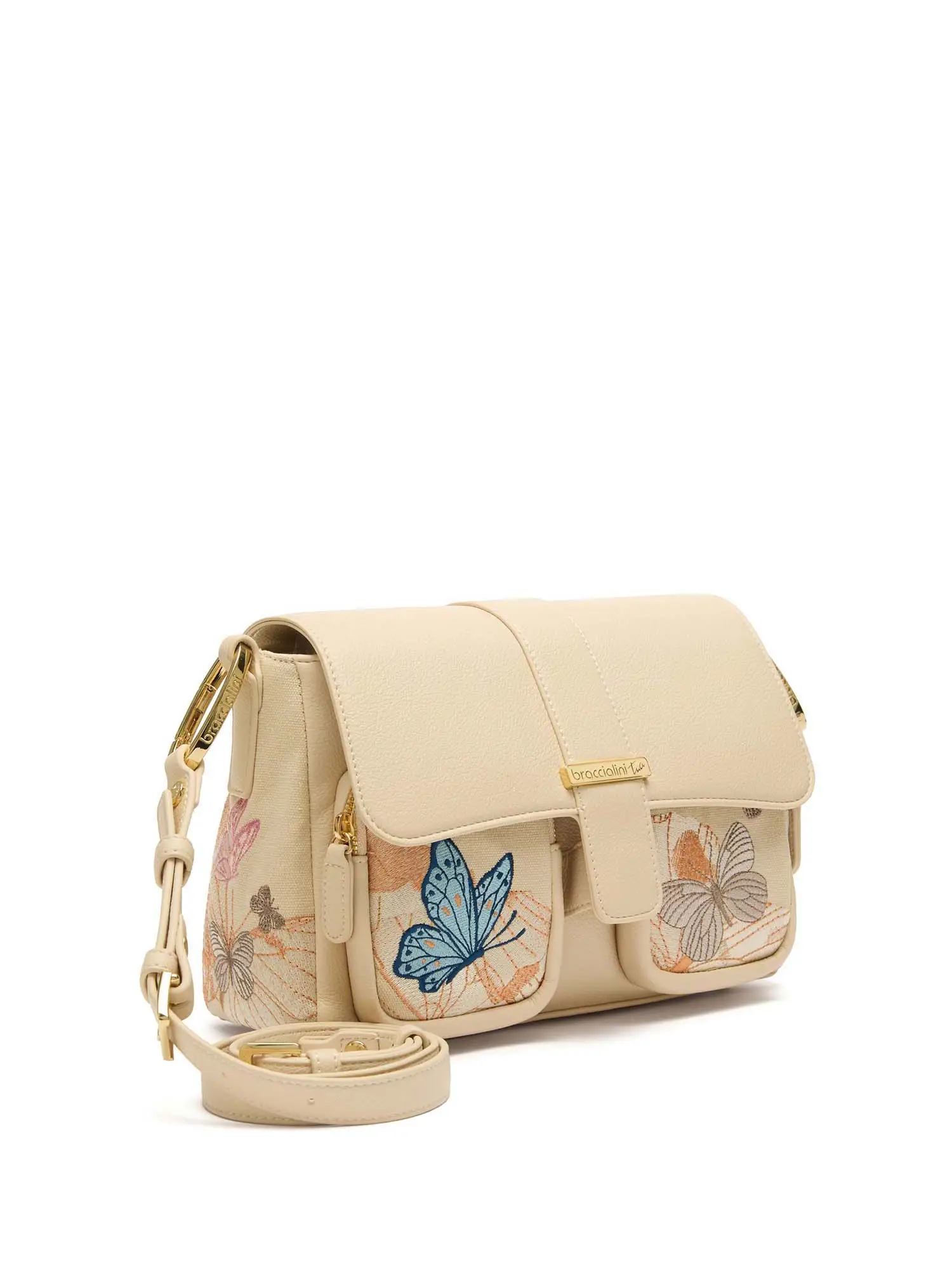 BORSA A SPALLA DONNA - BRACCIALINI BEIGE - B19120-TY - Image 2