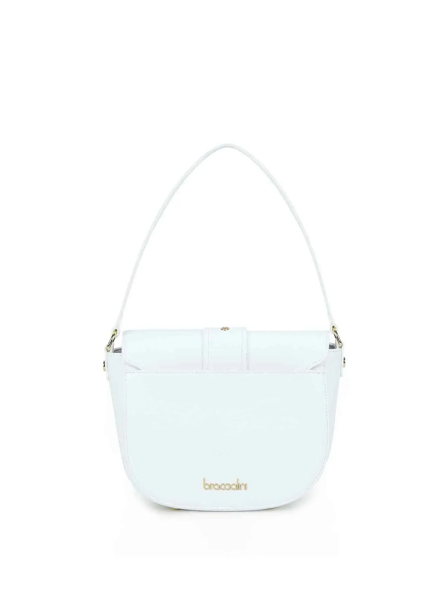 BORSA A SPALLA DONNA - BRACCIALINI BIANCO - B18890-PP - Image 3