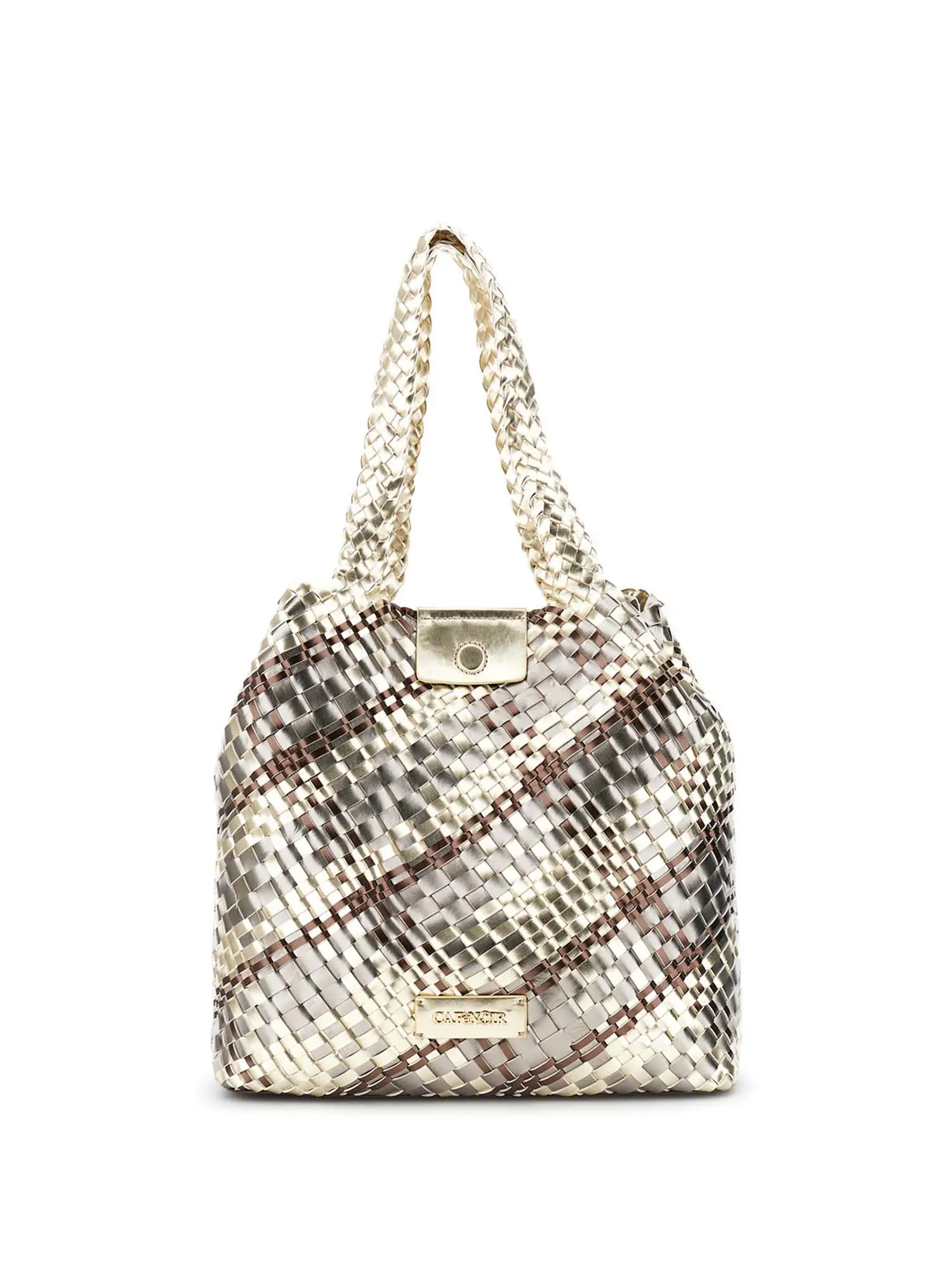 BORSA A SPALLA DONNA - CAFE NOIR BRONZO - C3MG1021