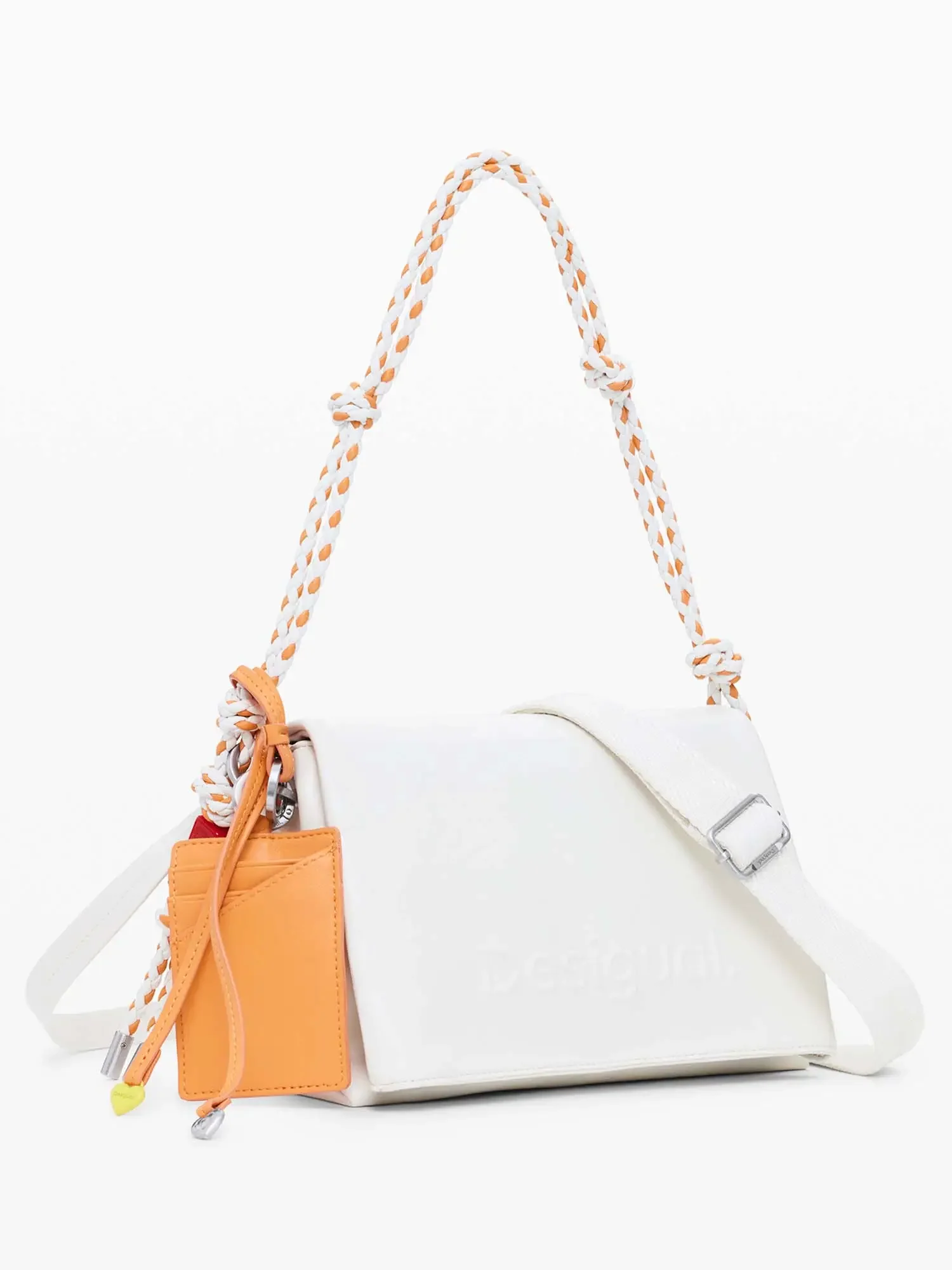 BORSA A SPALLA DONNA - DESIGUAL BIANCO - 26SAXPAB - Image 2