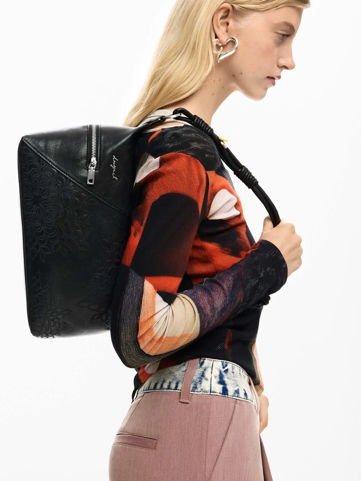 BORSA A SPALLA DONNA - DESIGUAL NERO - 26SAXPAW - Image 6