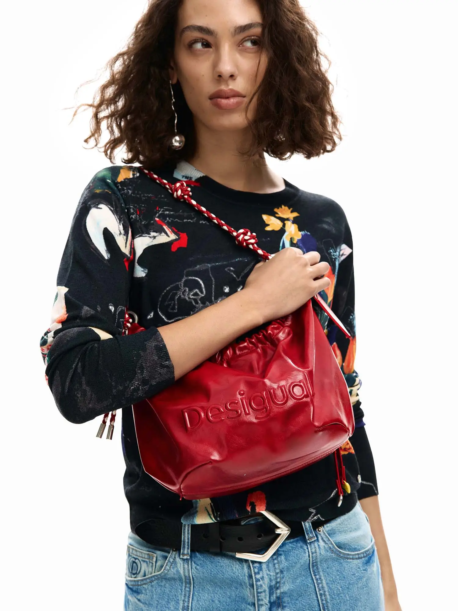 BORSA A SPALLA DONNA - DESIGUAL ROSSO - 26SAXP28 - Image 6