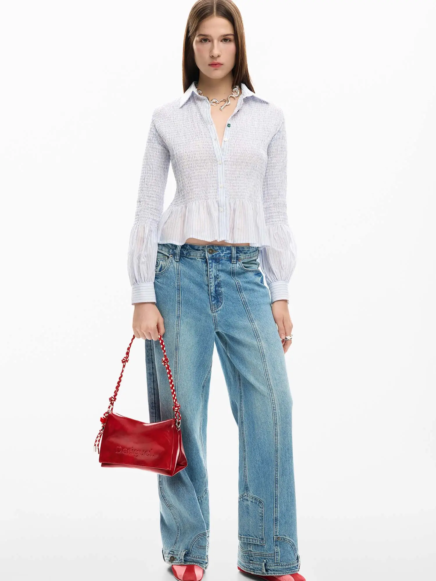 BORSA A SPALLA DONNA - DESIGUAL ROSSO - 26SAXPAA - Image 7