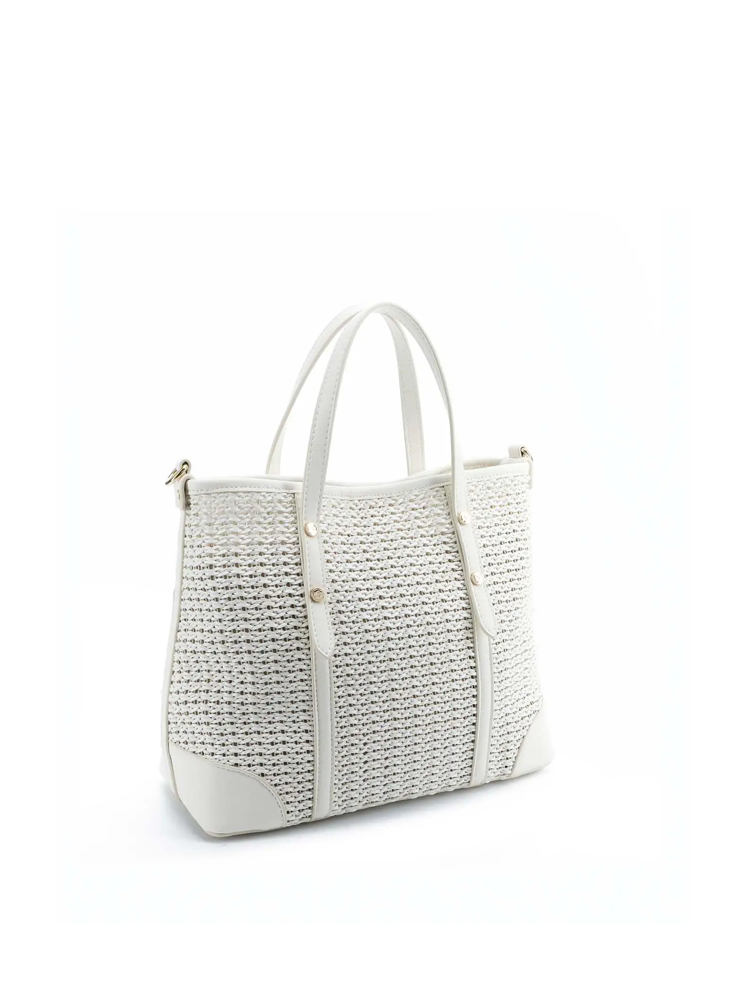 BORSA A SPALLA DONNA - GATTINONI ROMA BIANCO - BEN268761WVP - Image 3