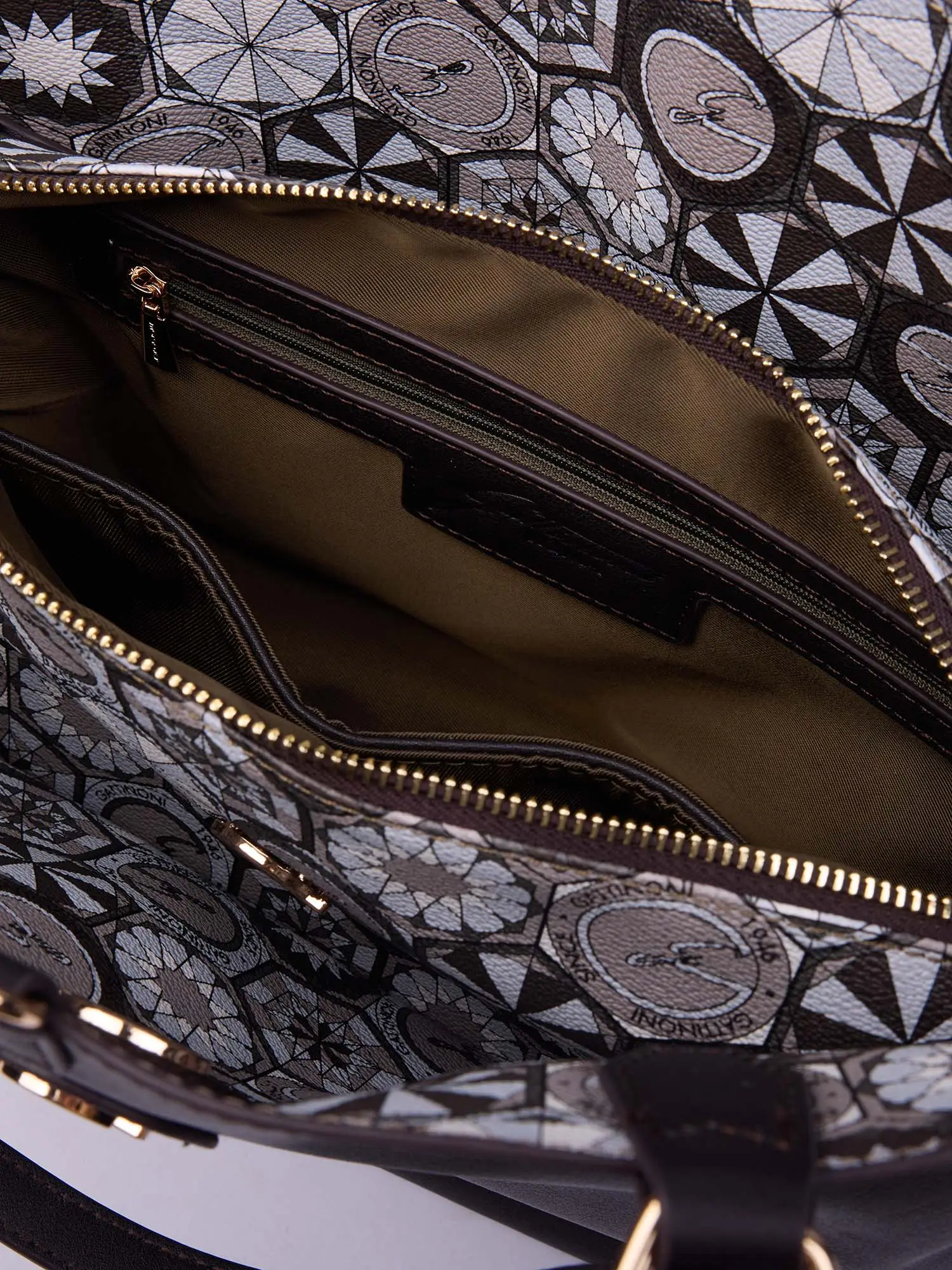 BORSA A SPALLA DONNA - GATTINONI ROMA MARRONE - BINTD8156WZT - Image 3