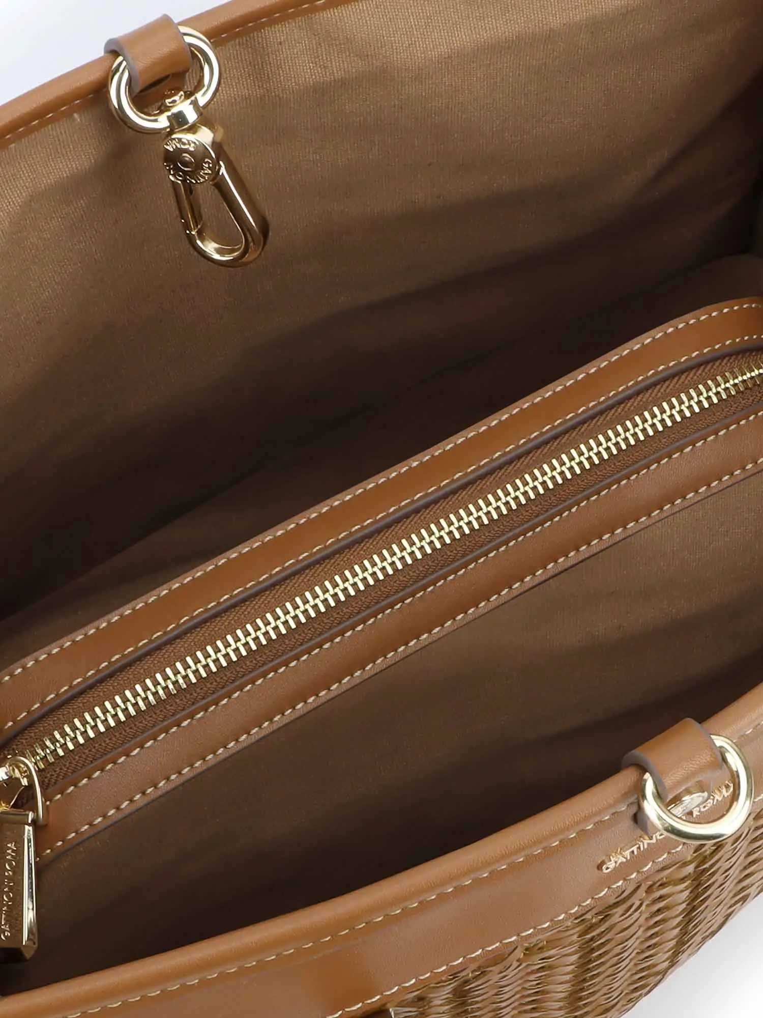 BORSA A SPALLA DONNA - GATTINONI ROMA TAN - BEN268840WVP - Image 3