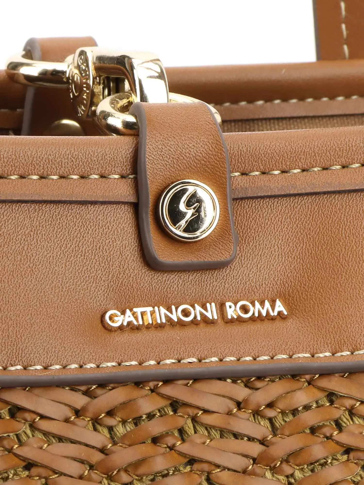 BORSA A SPALLA DONNA - GATTINONI ROMA TAN - BEN268840WVP - Image 4