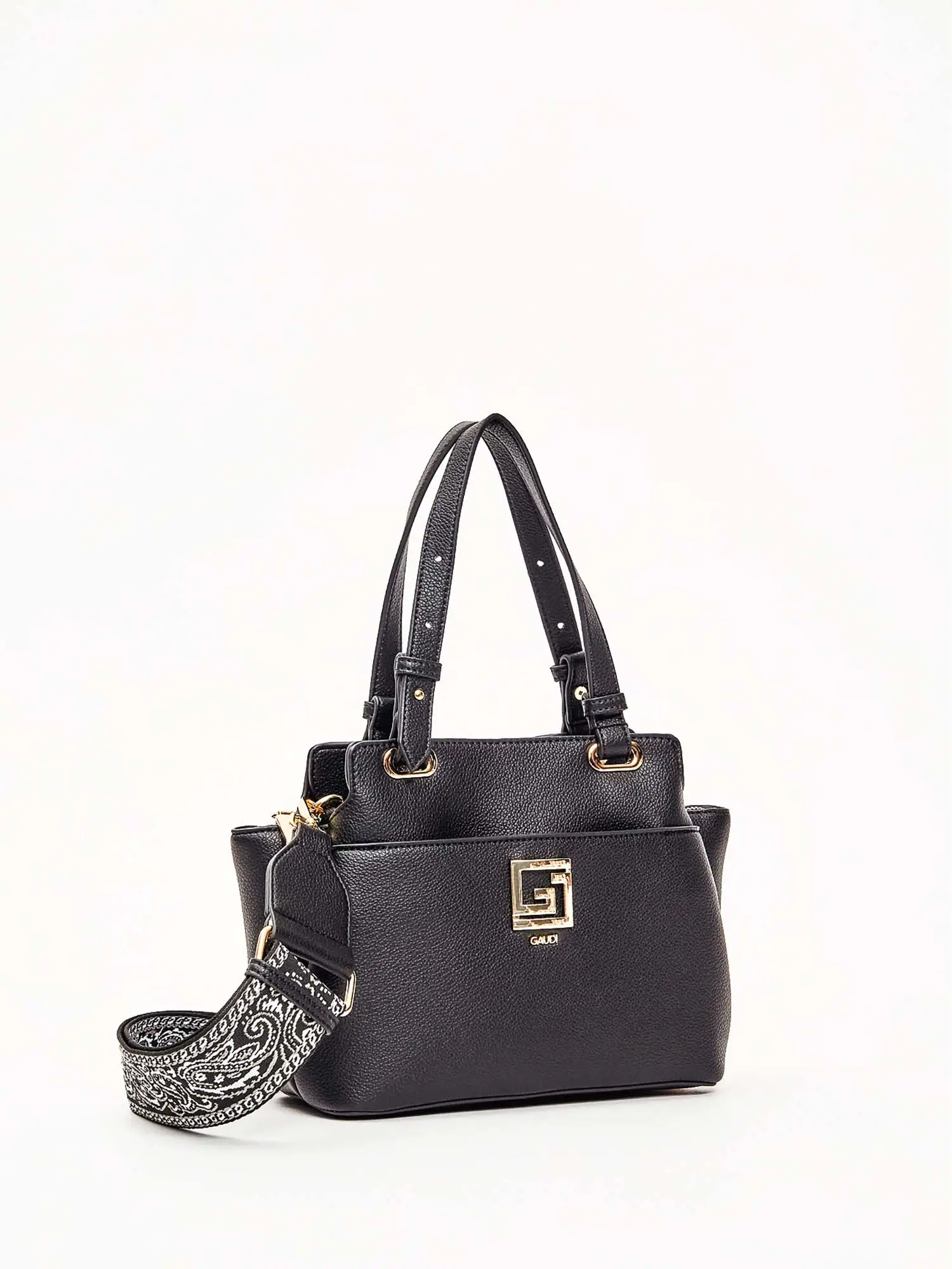 BORSA A SPALLA DONNA - GAUDI NERO - V6AE-12781 - Image 2
