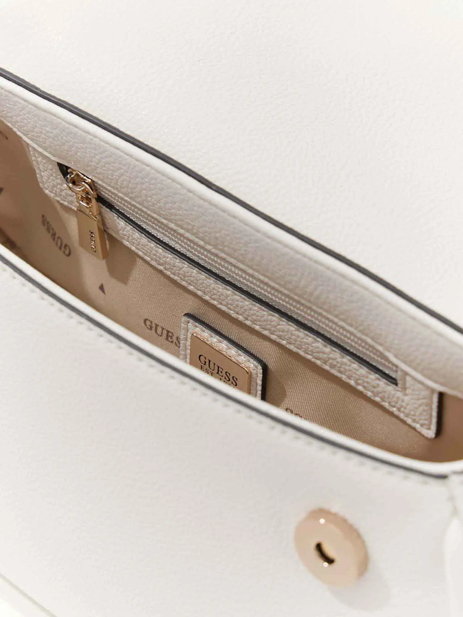 BORSA A SPALLA DONNA - GUESS BIANCO - HWBG99 18190 - Image 3