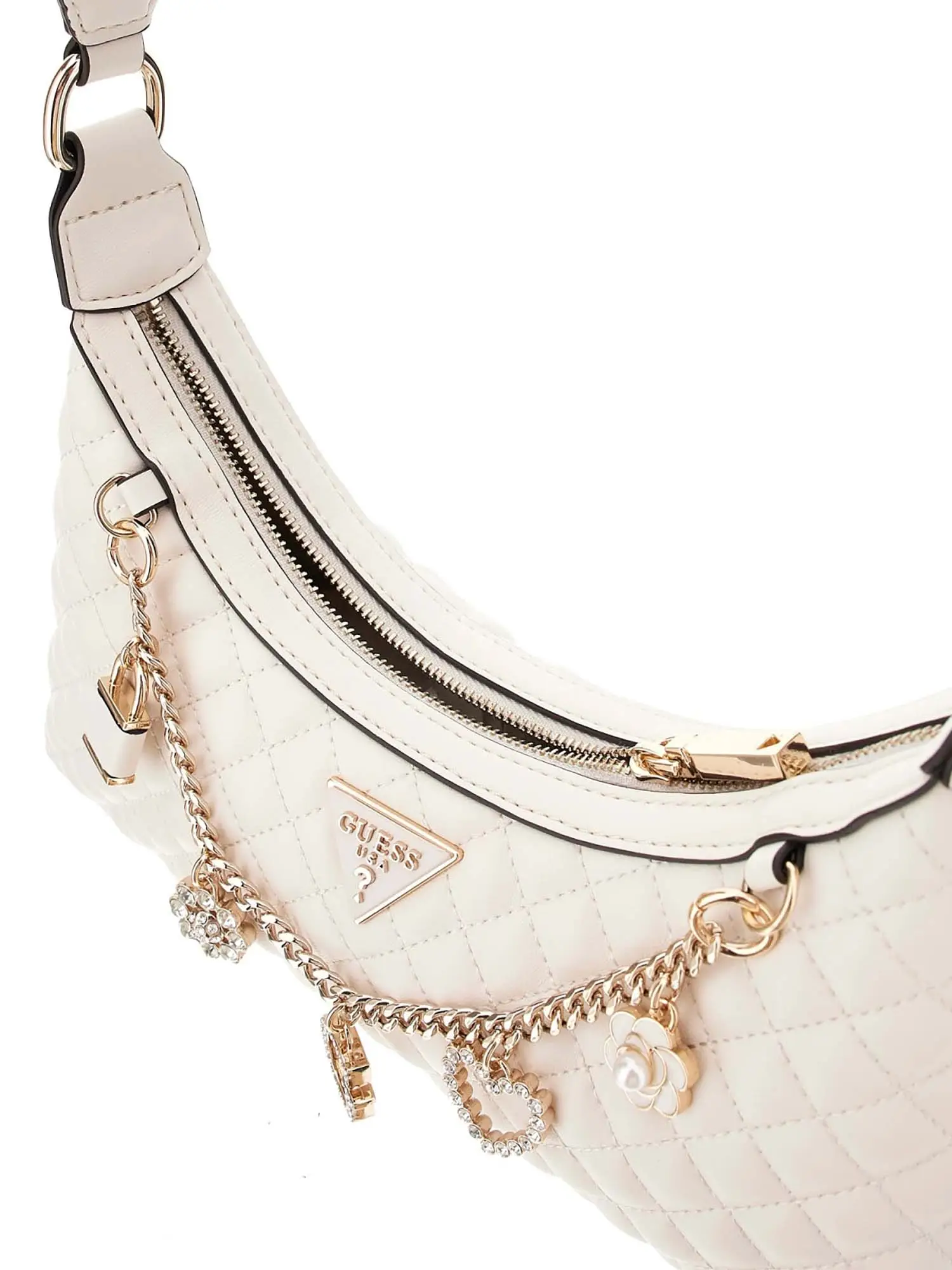 BORSA A SPALLA DONNA - GUESS BIANCO - HWEG86 79180 - Image 3