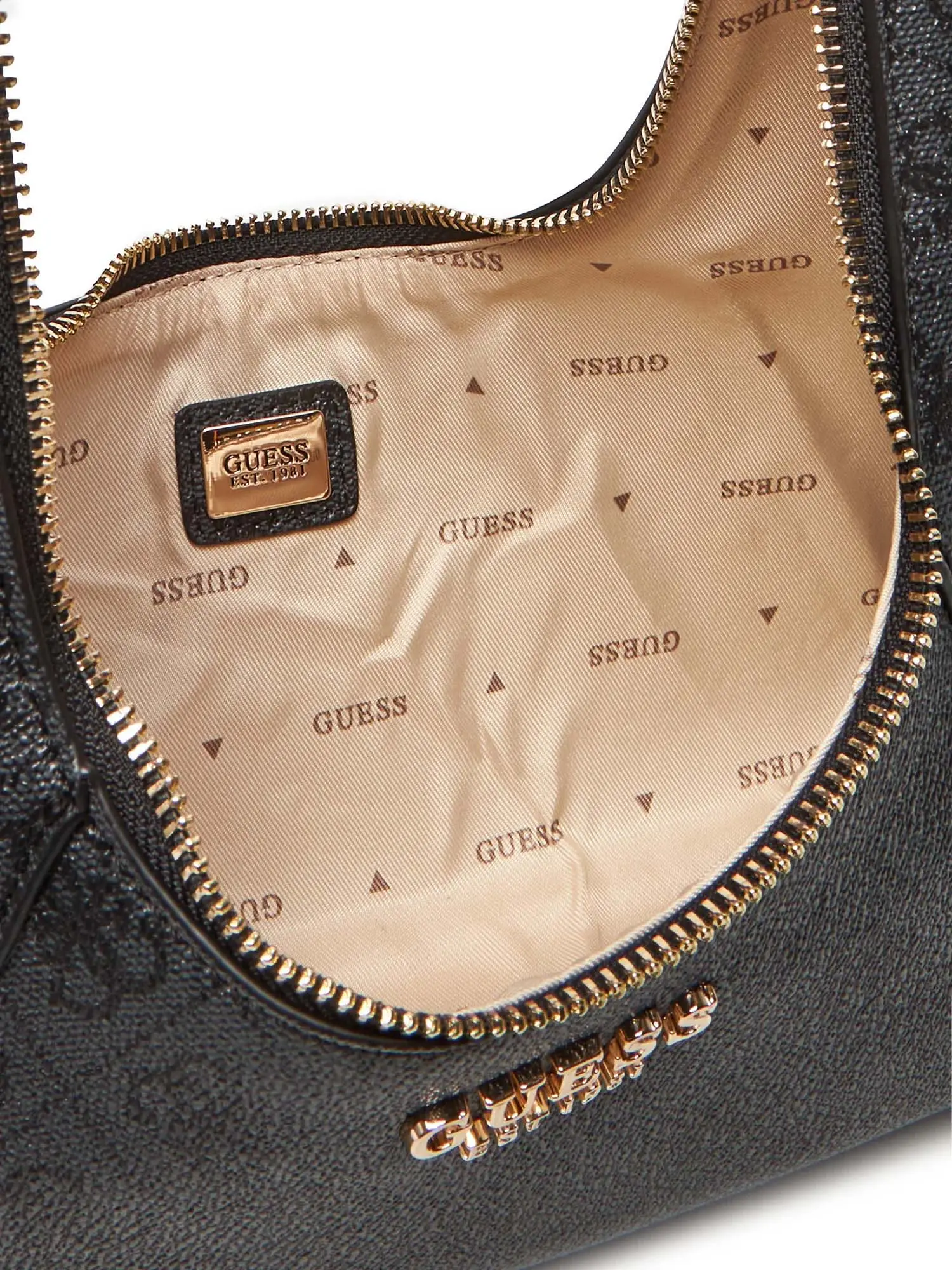 BORSA A SPALLA DONNA - GUESS CARBONE - HWSG73 34170 - Image 3