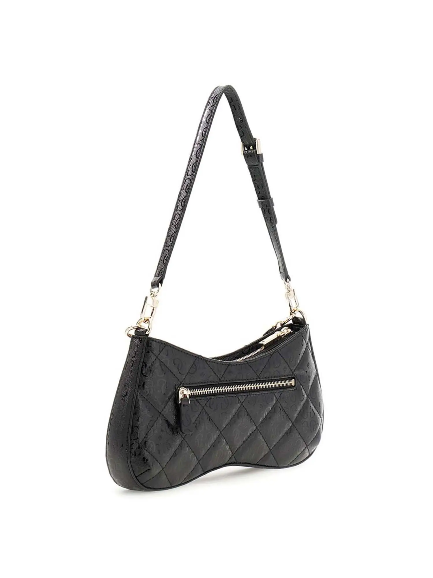 BORSA A SPALLA DONNA - GUESS NERO - HWGG99 12180 - Image 2