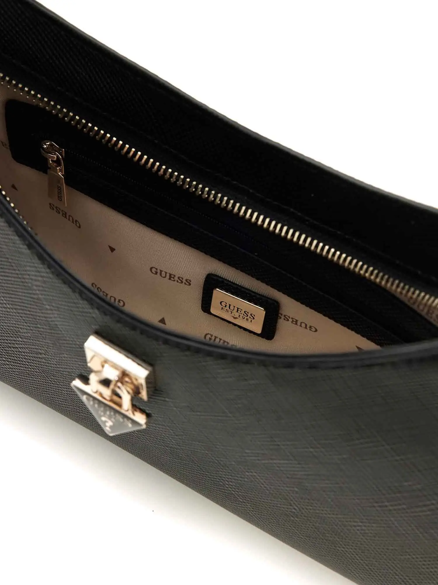 BORSA A SPALLA DONNA - GUESS NERO - HWZG99 19180 - Image 3