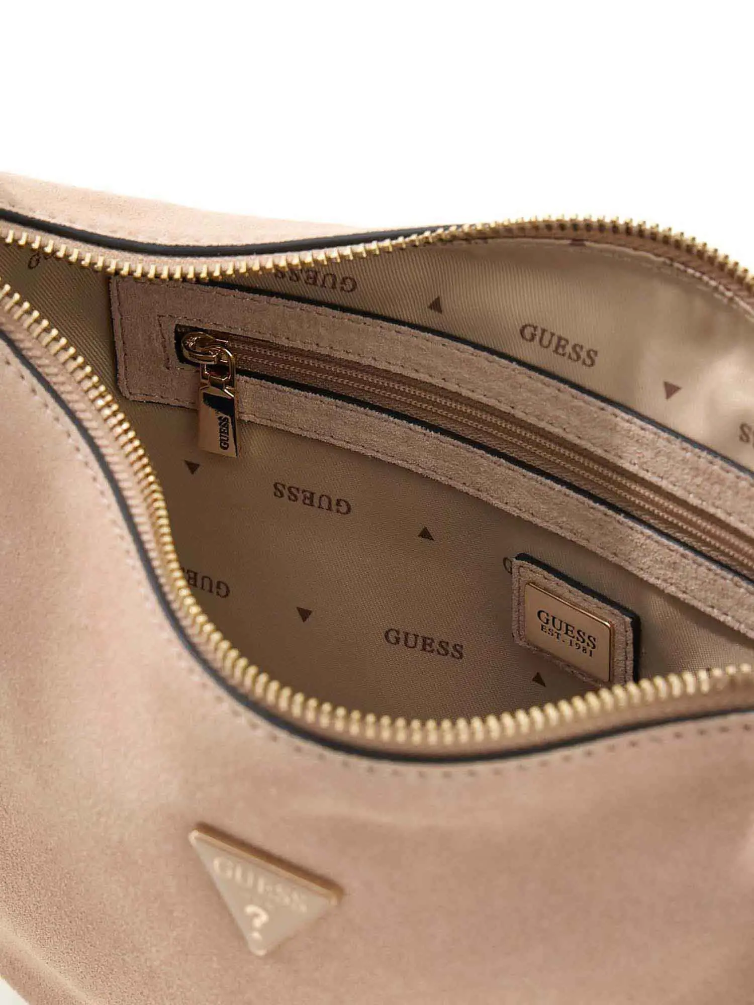 BORSA A SPALLA DONNA - GUESS TAUPE - HWSG99 18010 - Image 3