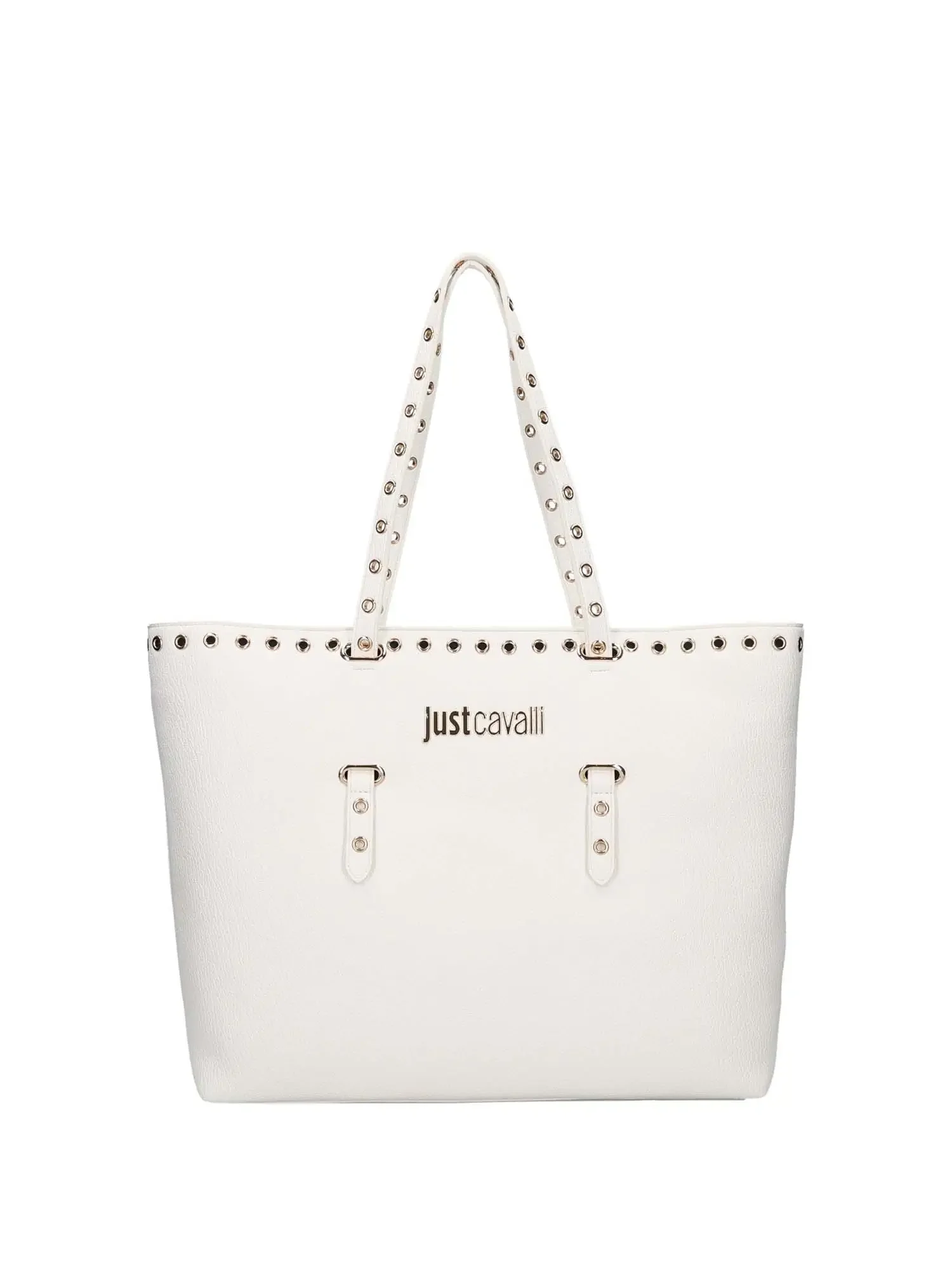BORSA A SPALLA DONNA - JUST CAVALLI BIANCO - 80RA4BU1 ZSB81