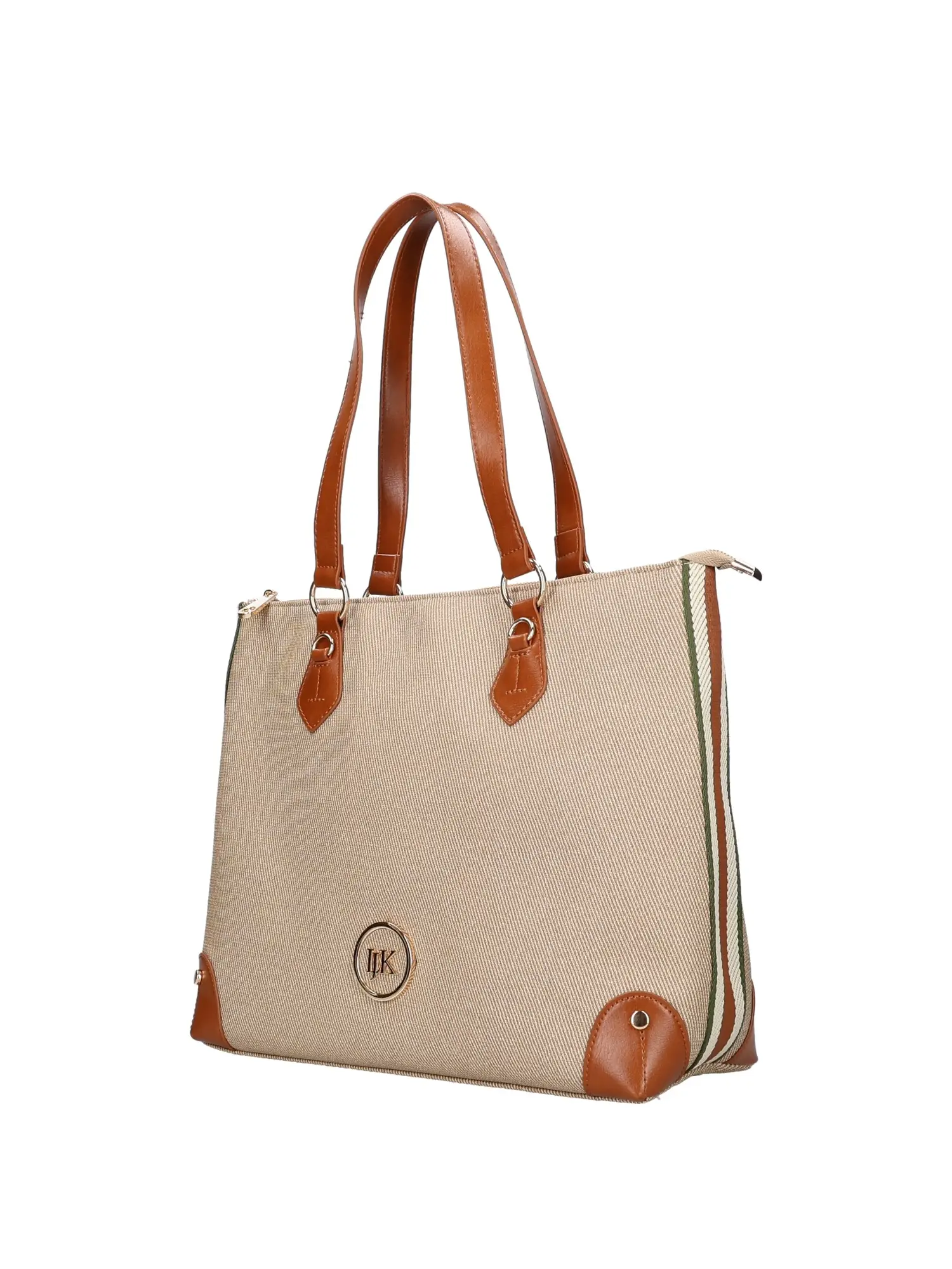 BORSA A SPALLA DONNA - LUMBERJACK NATURALE - LKP05WBA0701 - Image 2