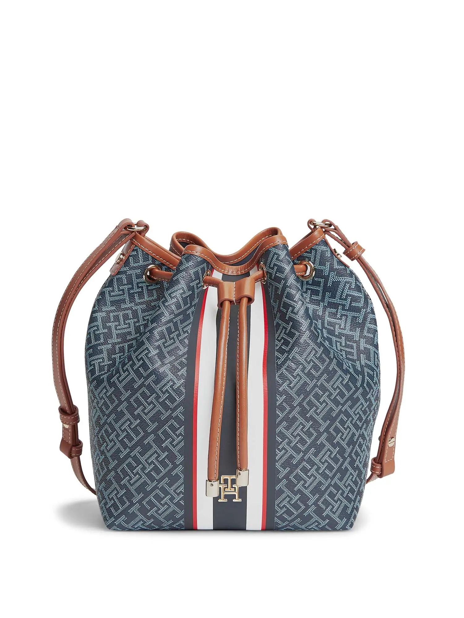 BORSA A SPALLA DONNA - TOMMY HILFIGER BLU - AW0AW18392