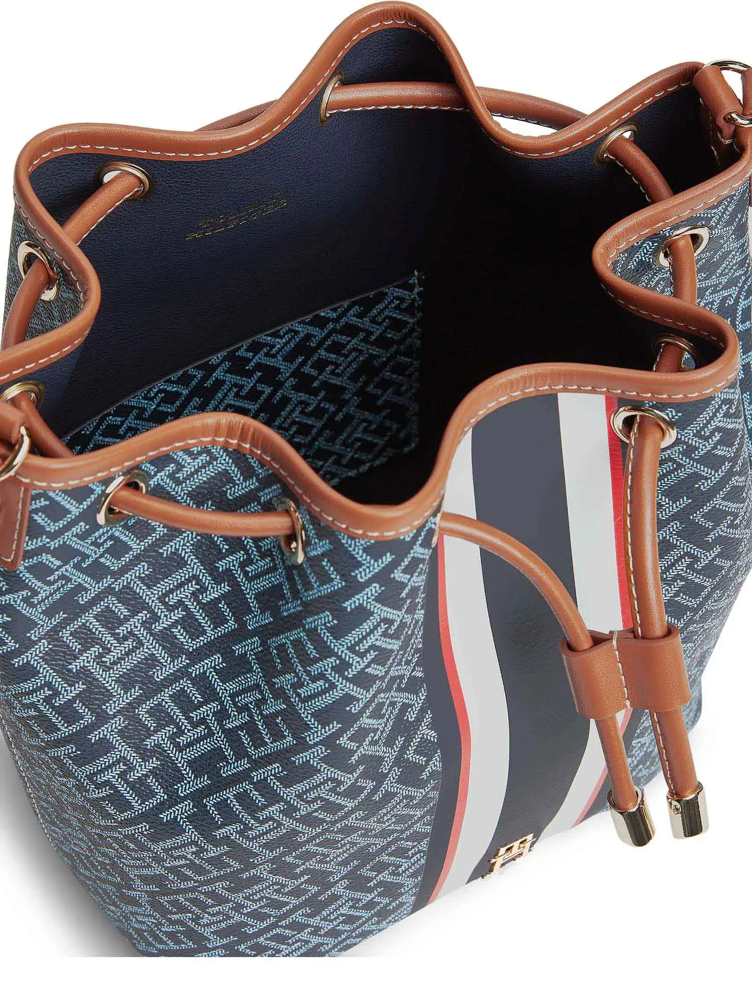 BORSA A SPALLA DONNA - TOMMY HILFIGER BLU - AW0AW18392 - Image 3