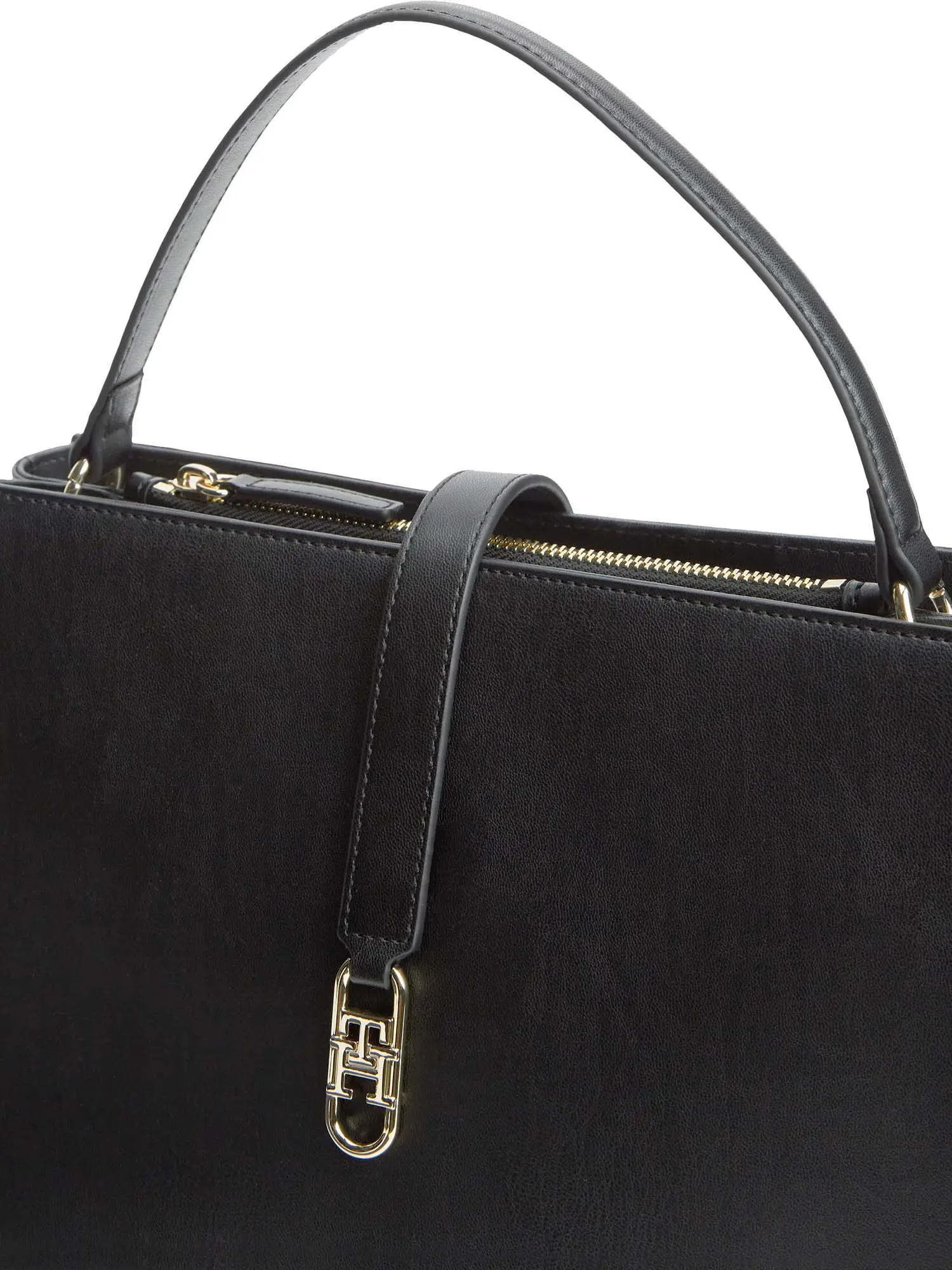 BORSA A SPALLA DONNA - TOMMY HILFIGER NERO - AW0AW17724 - Image 3