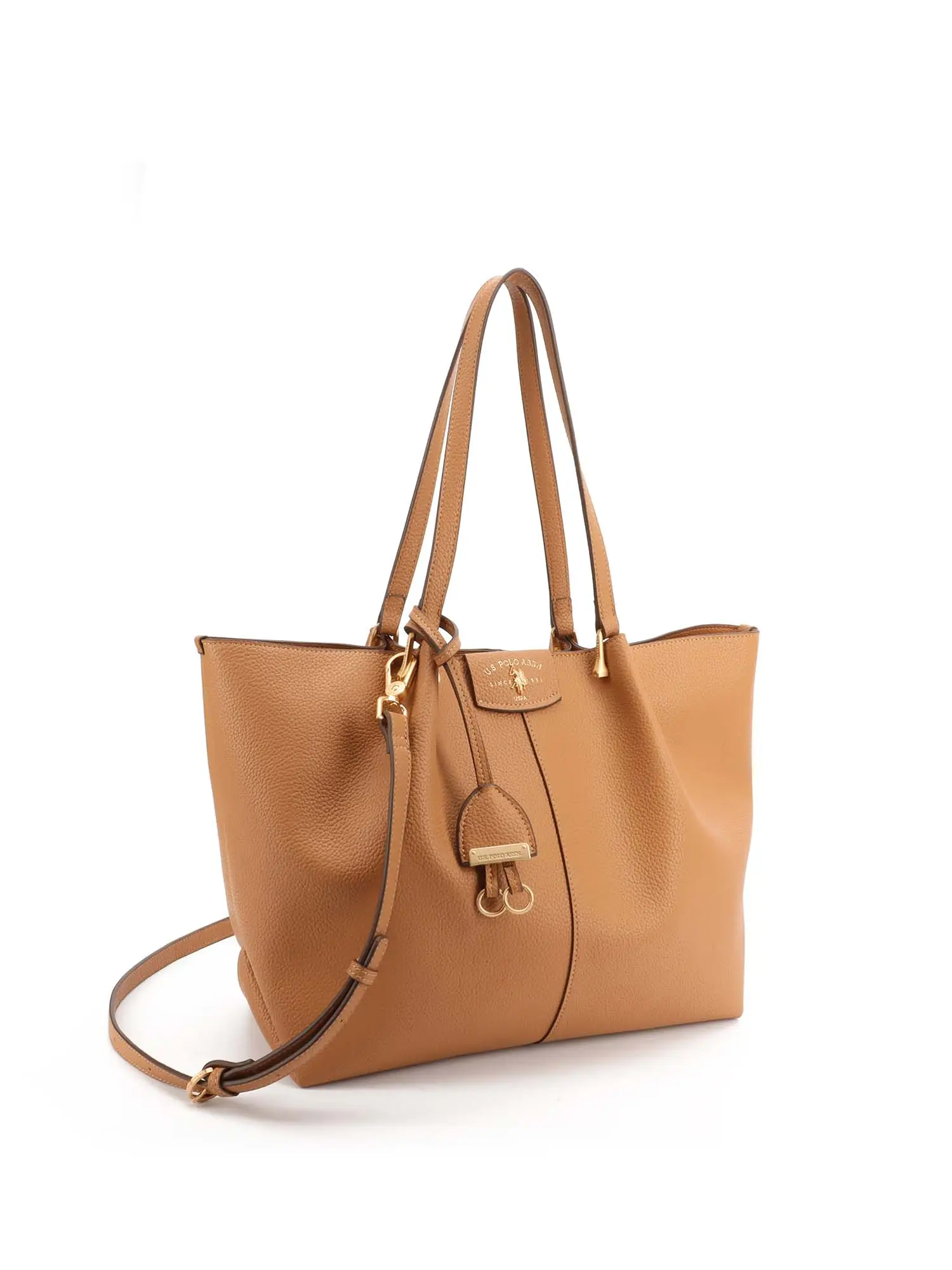 BORSA A SPALLA DONNA - US POLO ASSN. CAMEL - BEU3R9063WVP - Image 2