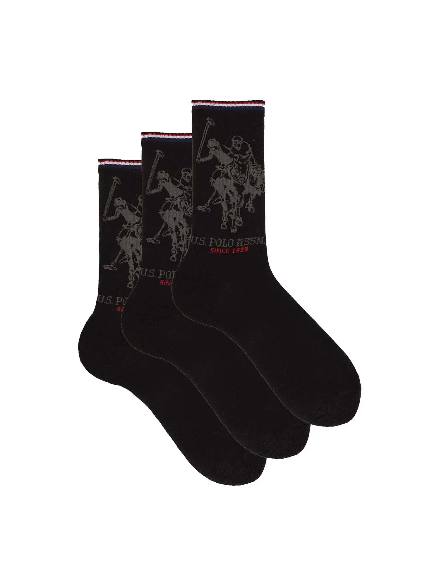 CALZE UNISEX - US POLO ASSN. NERO - US008UB