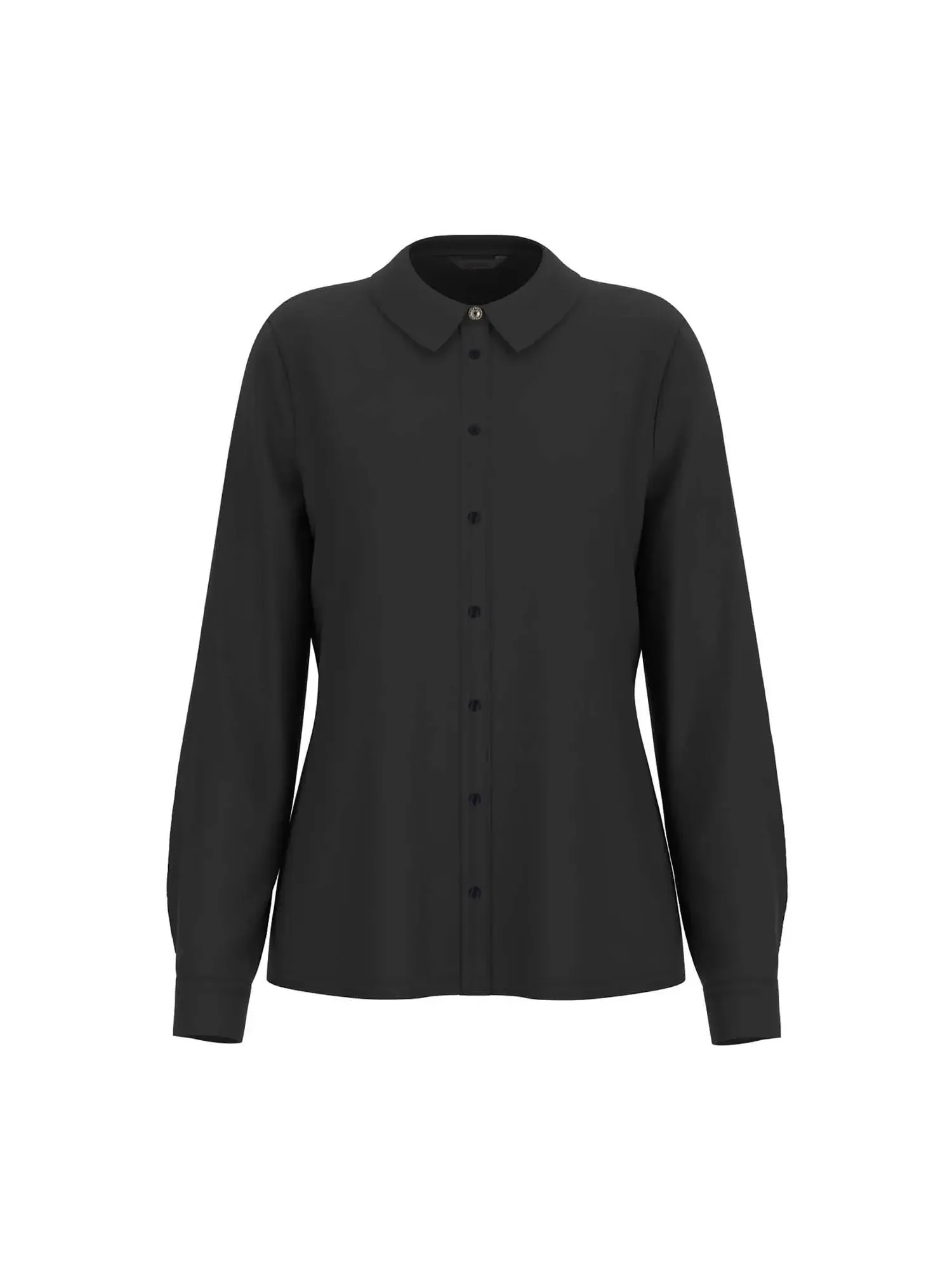CAMICIA DONNA - GUESS APPAREL NERO - W5YH1A WHCR2