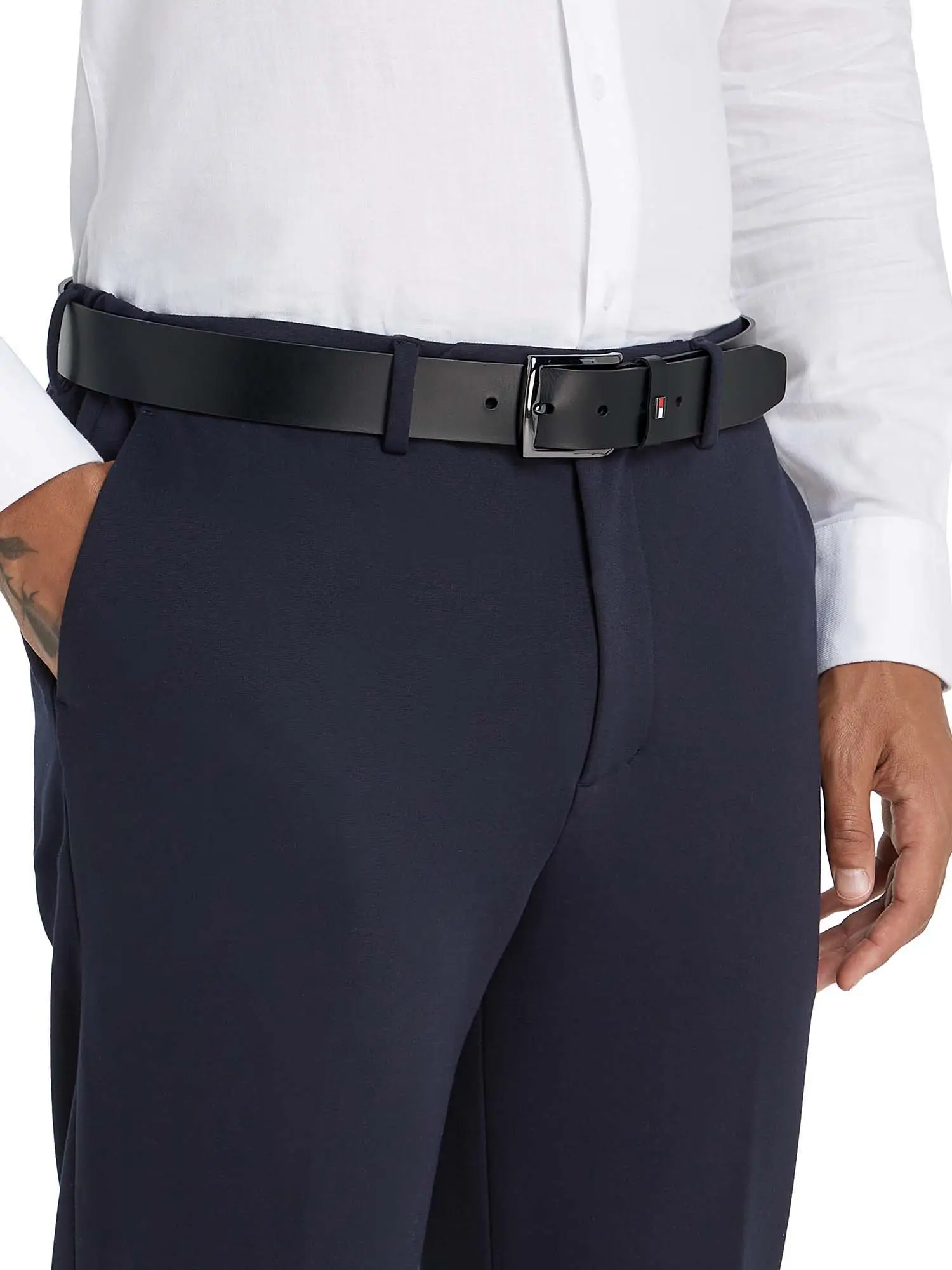 CINTURA UOMO - TOMMY HILFIGER NERO - AM0AM13576 - Image 4