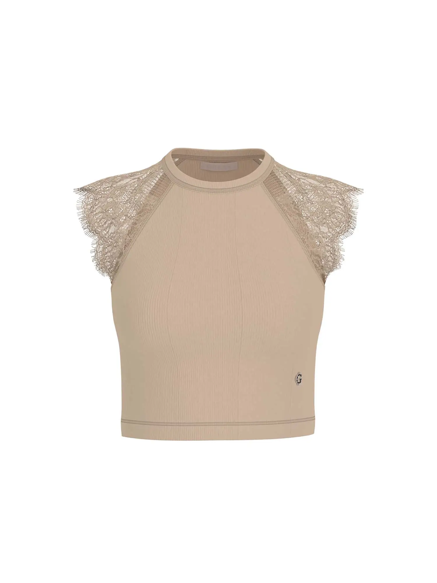 FELPA DONNA - GUESS APPAREL TAUPE - W6GZ01 Z0606