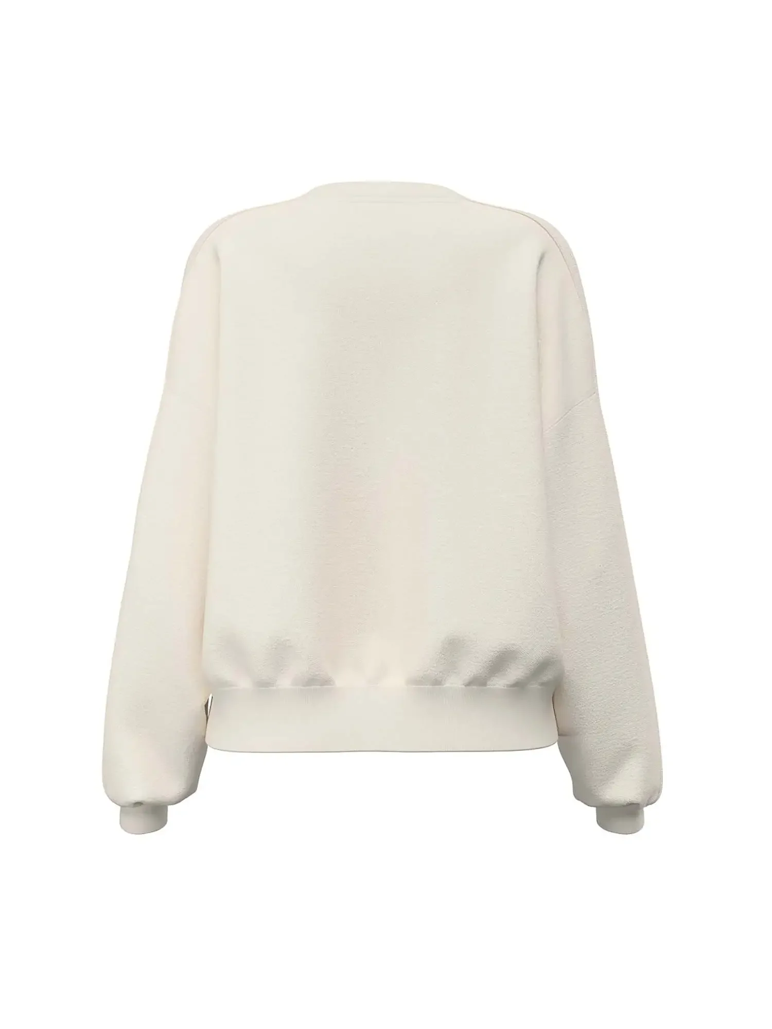 FELPA DONNA - GUESS ATHLEISURE BIANCO - V6RQ96 KCX22 - Image 2