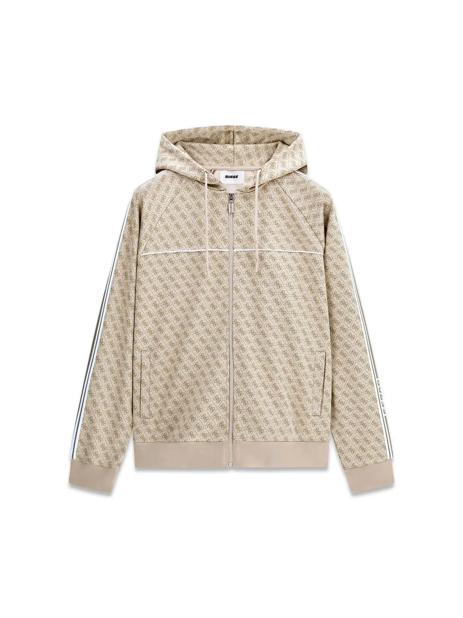 FELPA UOMO - GUESS ATHLEISURE BEIGE - Z5BQ13 K2042