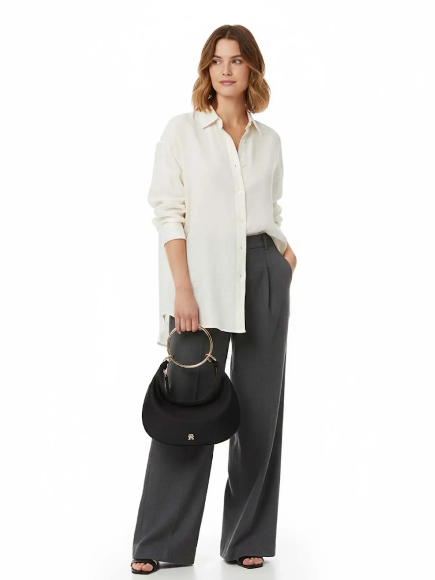 HOBO DONNA - TOMMY HILFIGER NERO - AW0AW18236 - Image 6