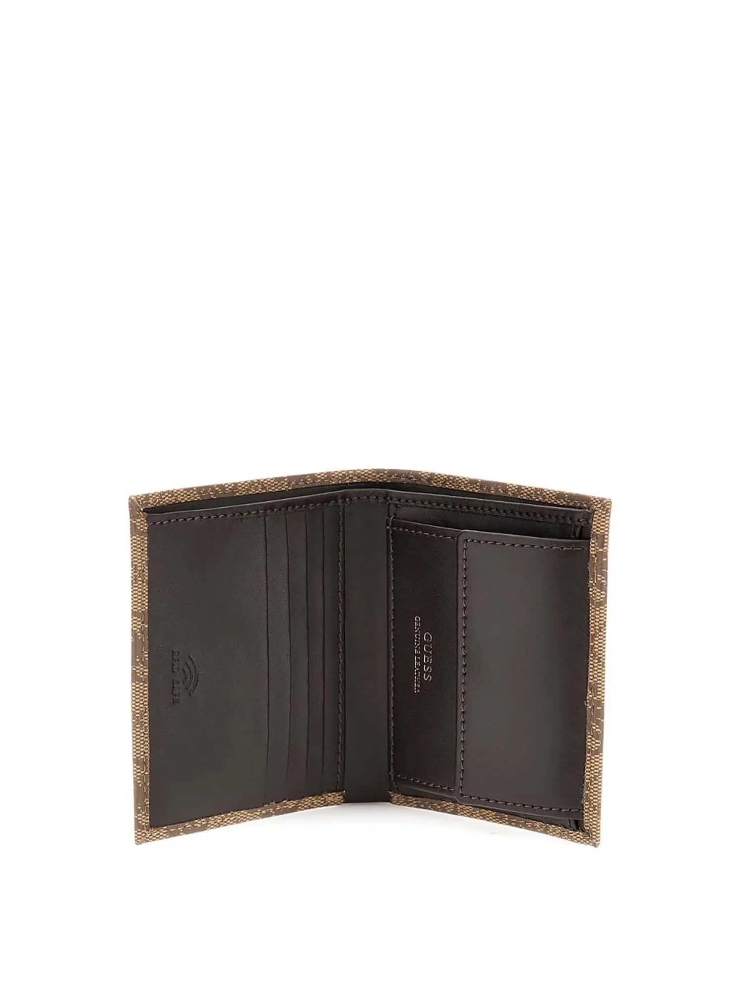 PORTAFOGLIO UOMO - GUESS BEIGE-MARRONE - SMVELE LEA22 - Image 3